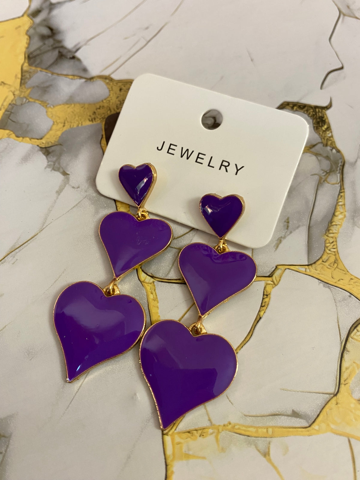 Orecchini cuore pendente