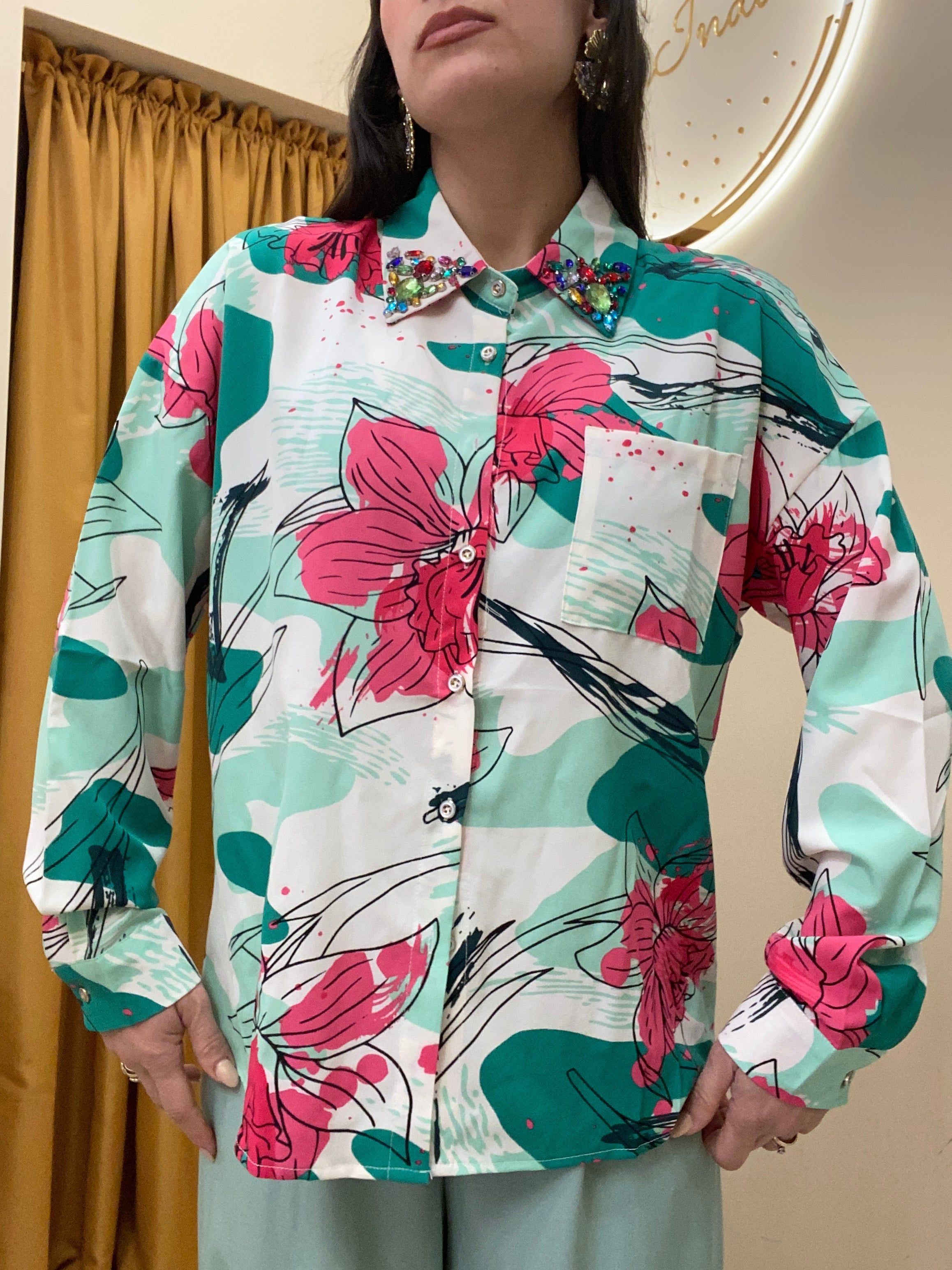 Camicia Marina verde