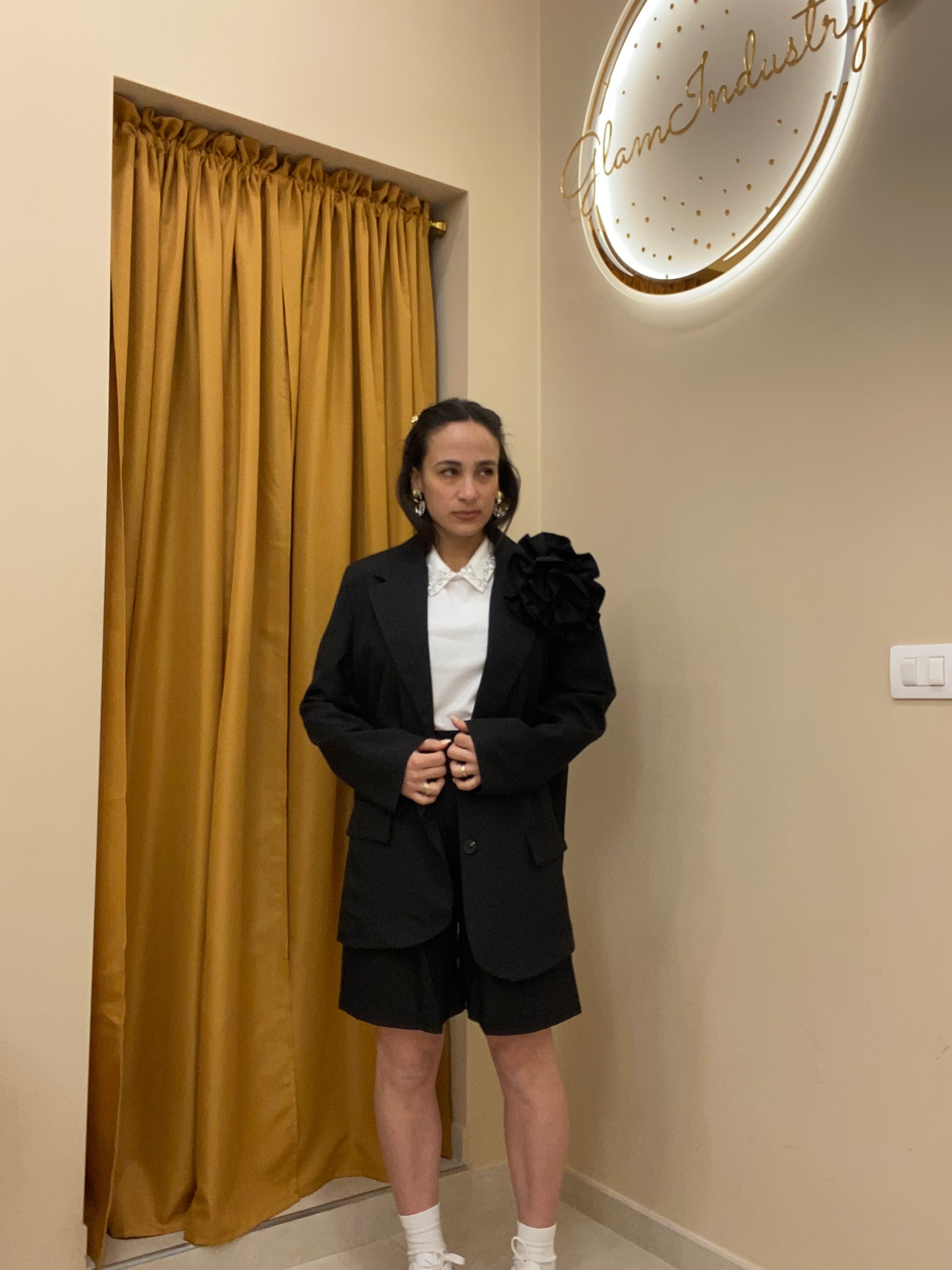 Tailleur bermuda spillaRosa