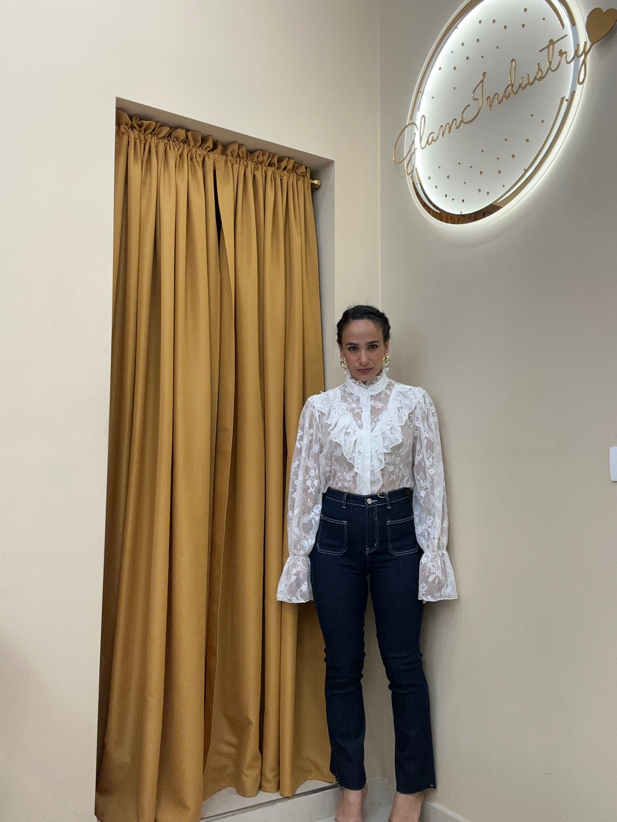 Camicia over merletto