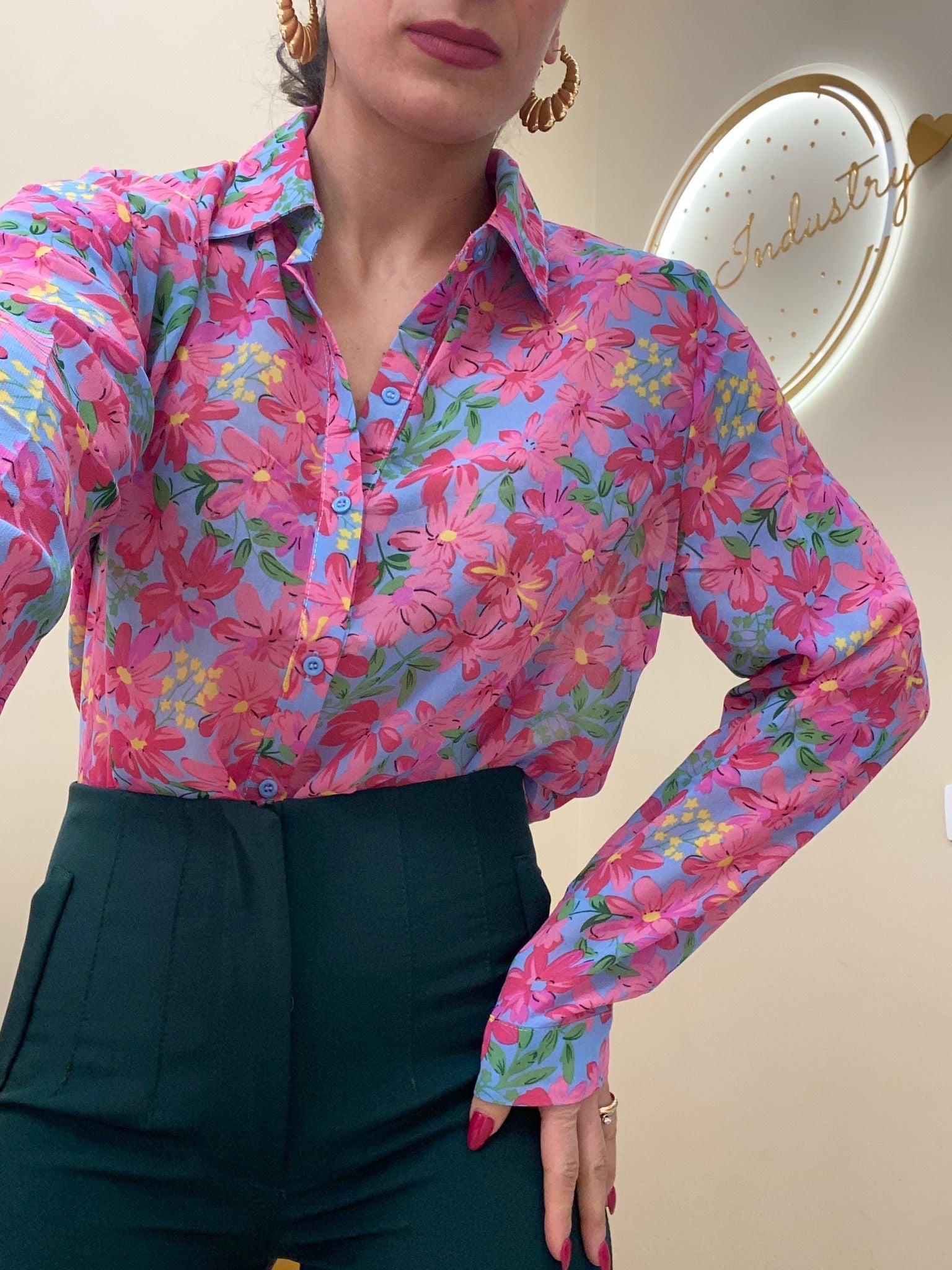 Camicia hawai purple