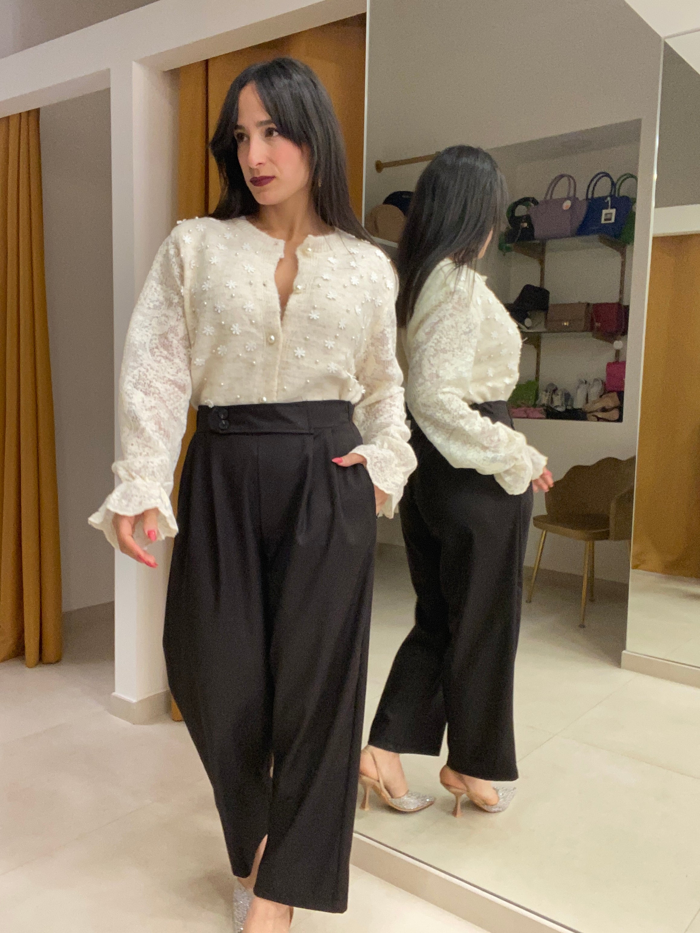 Pantalone doppio bottone