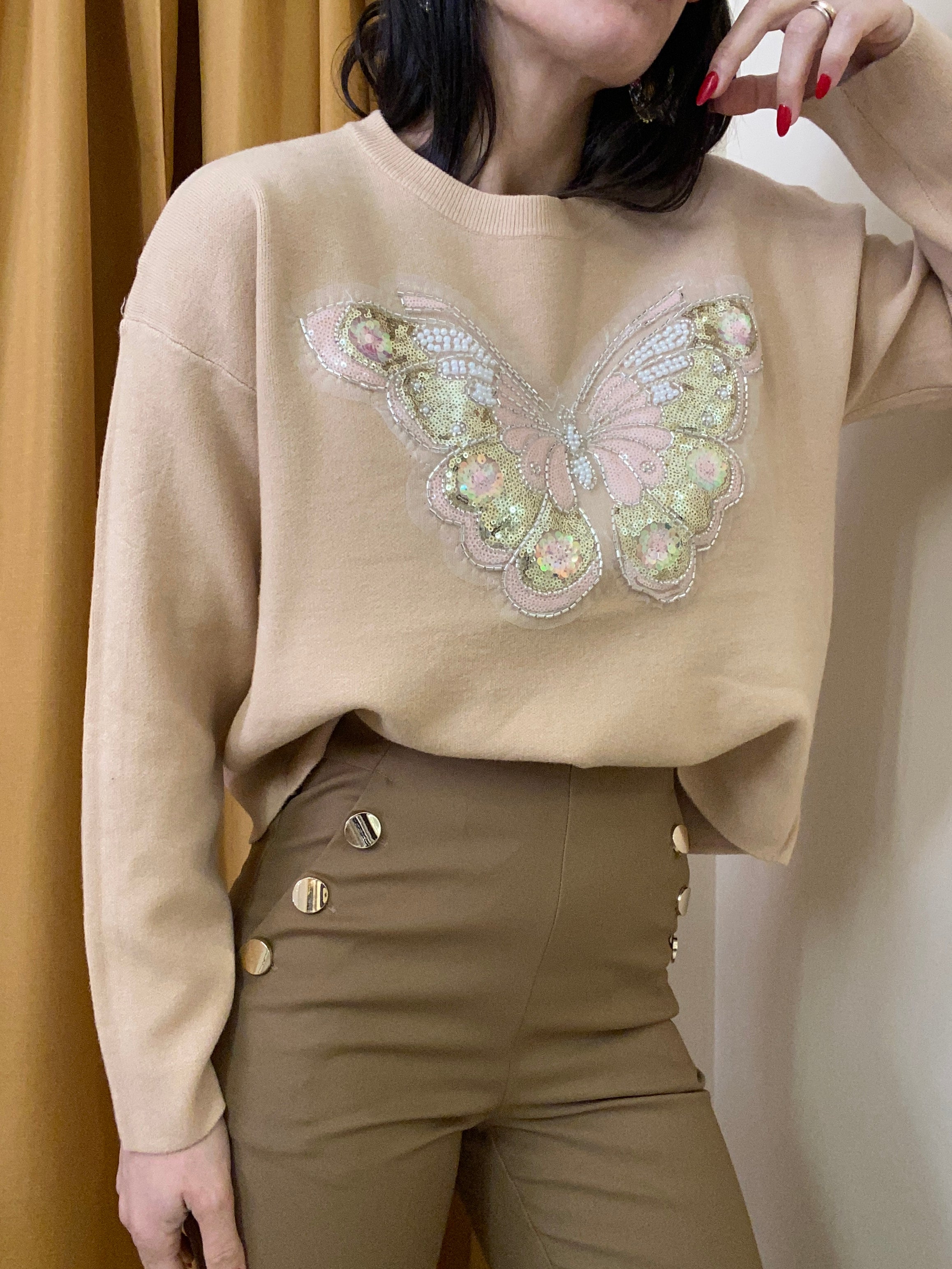 Maglione farfalla