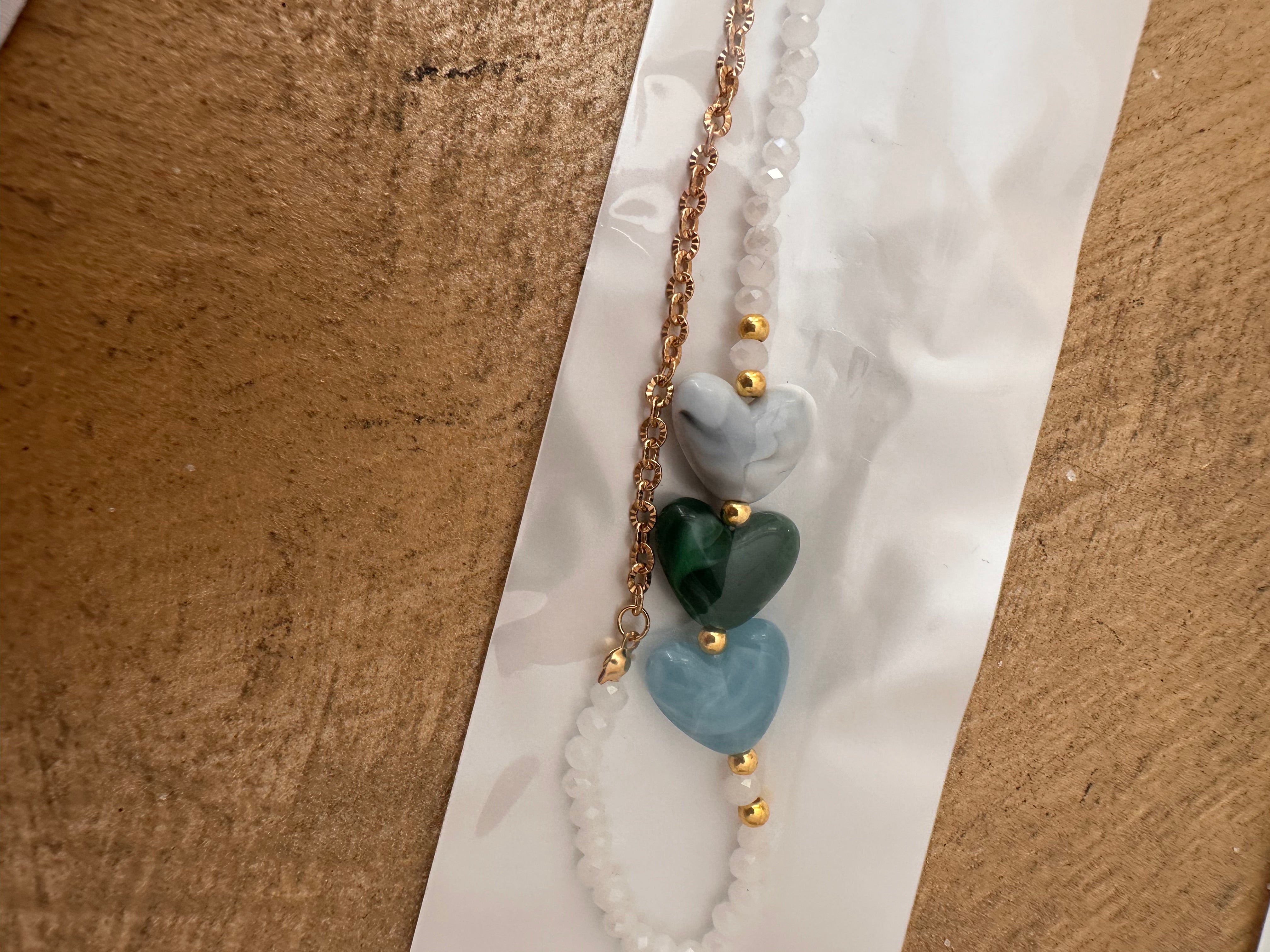Collana tre cuori