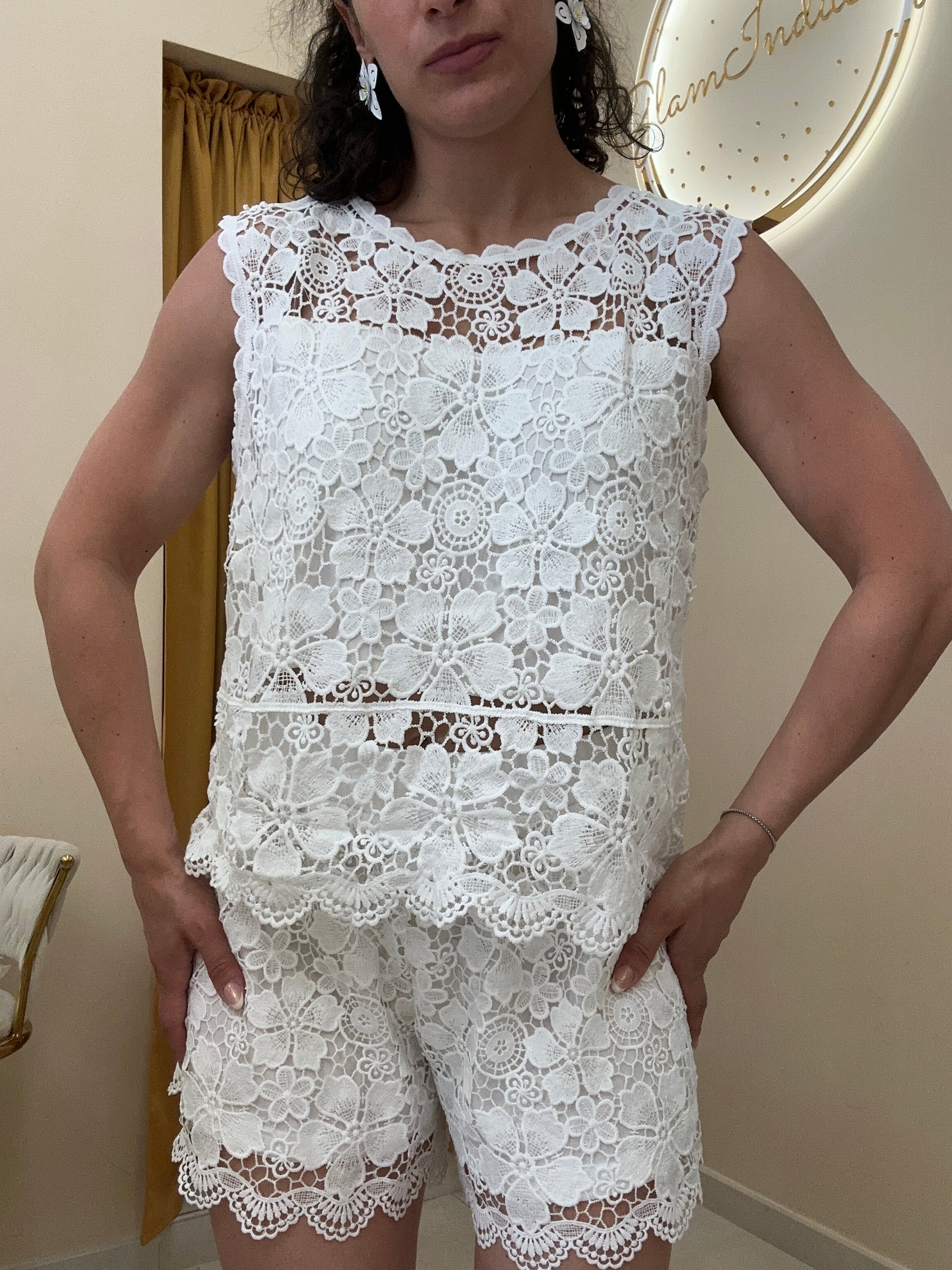 Blusa Macrame MariaChiara
