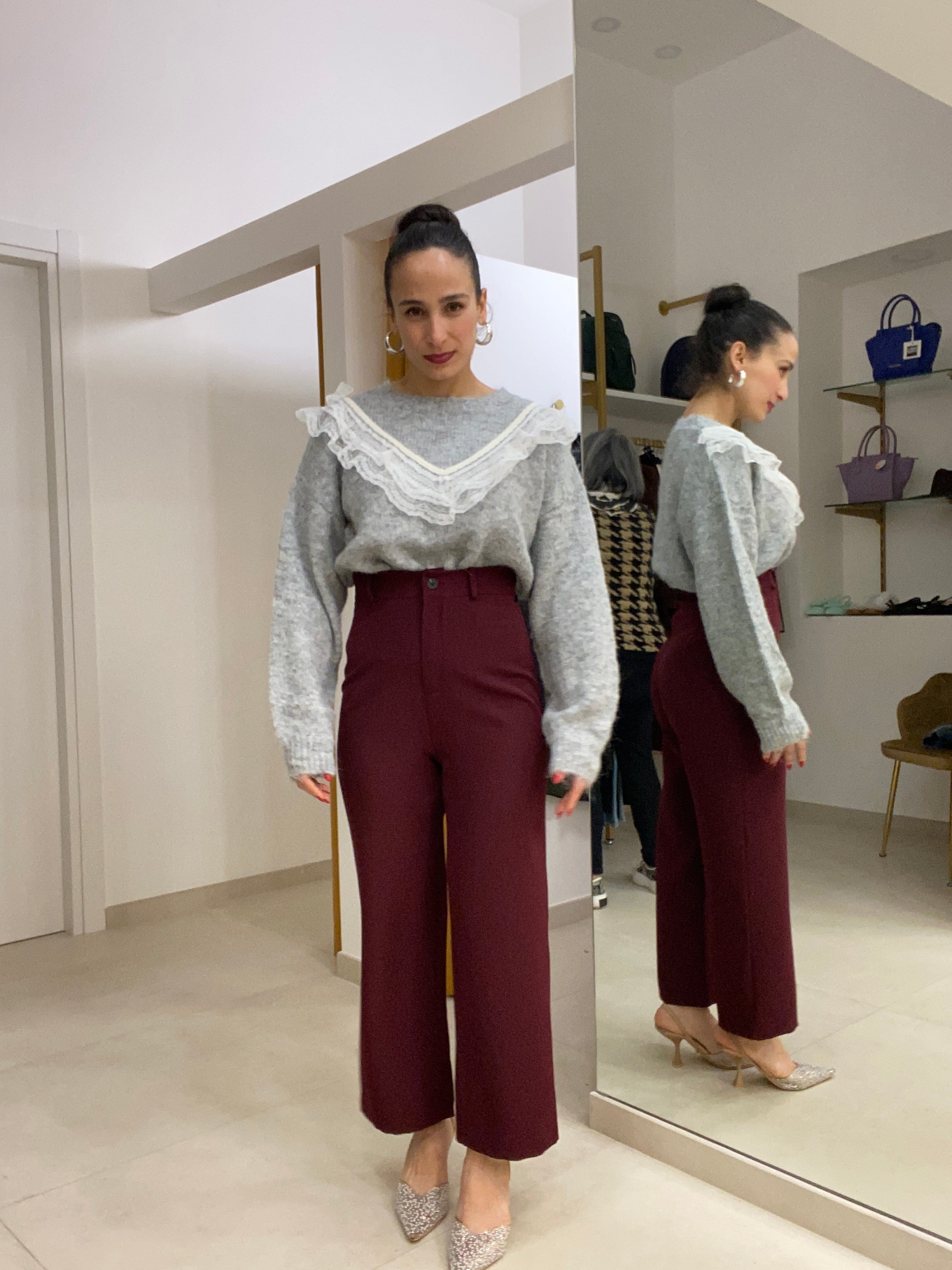 Pantalone vita altissima