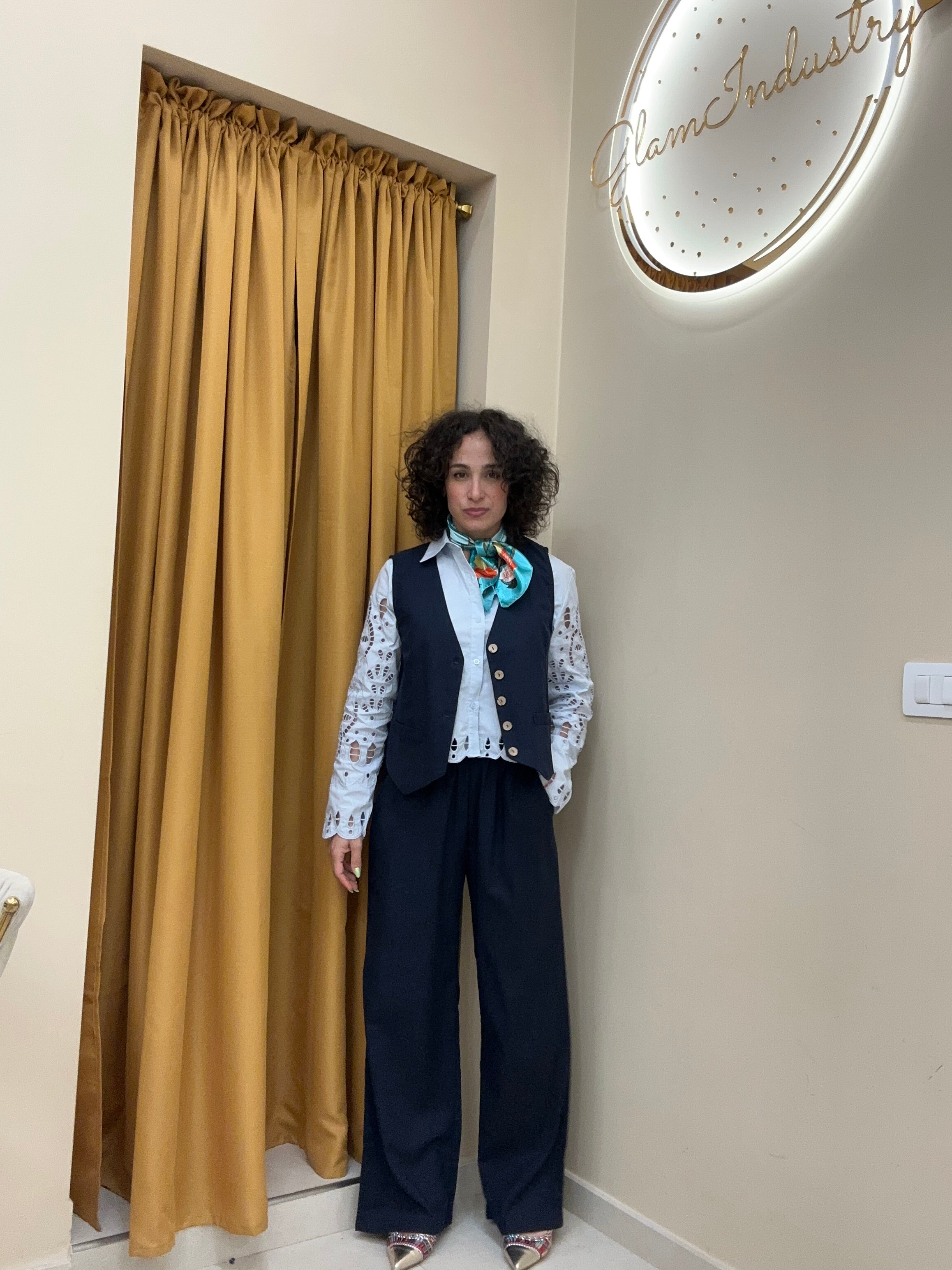 Tailleur panciotto 20% lino