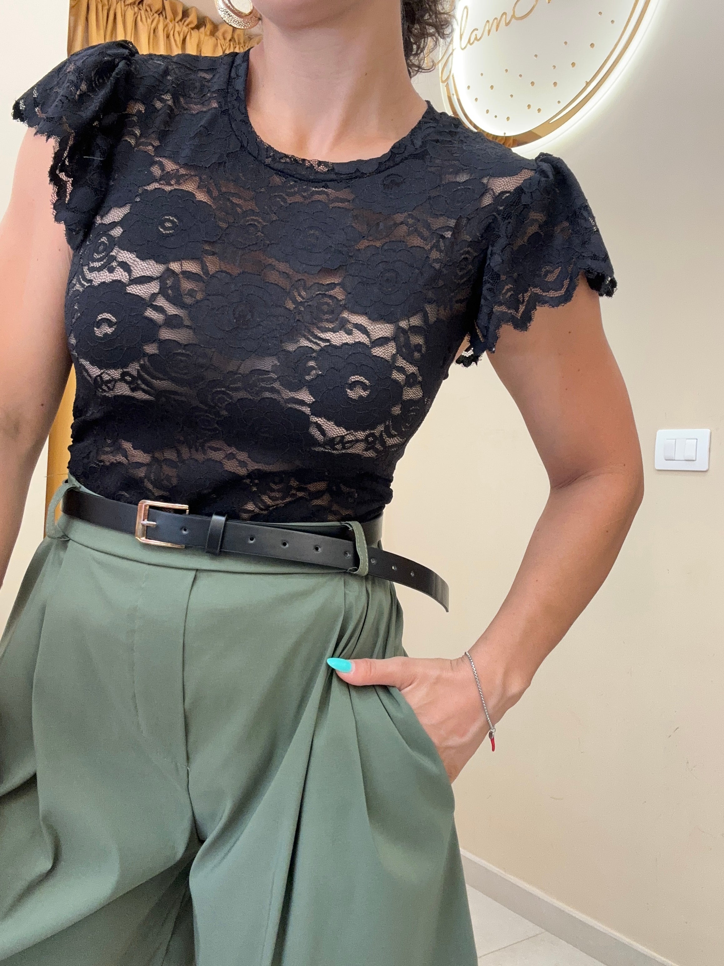Blusa merletto