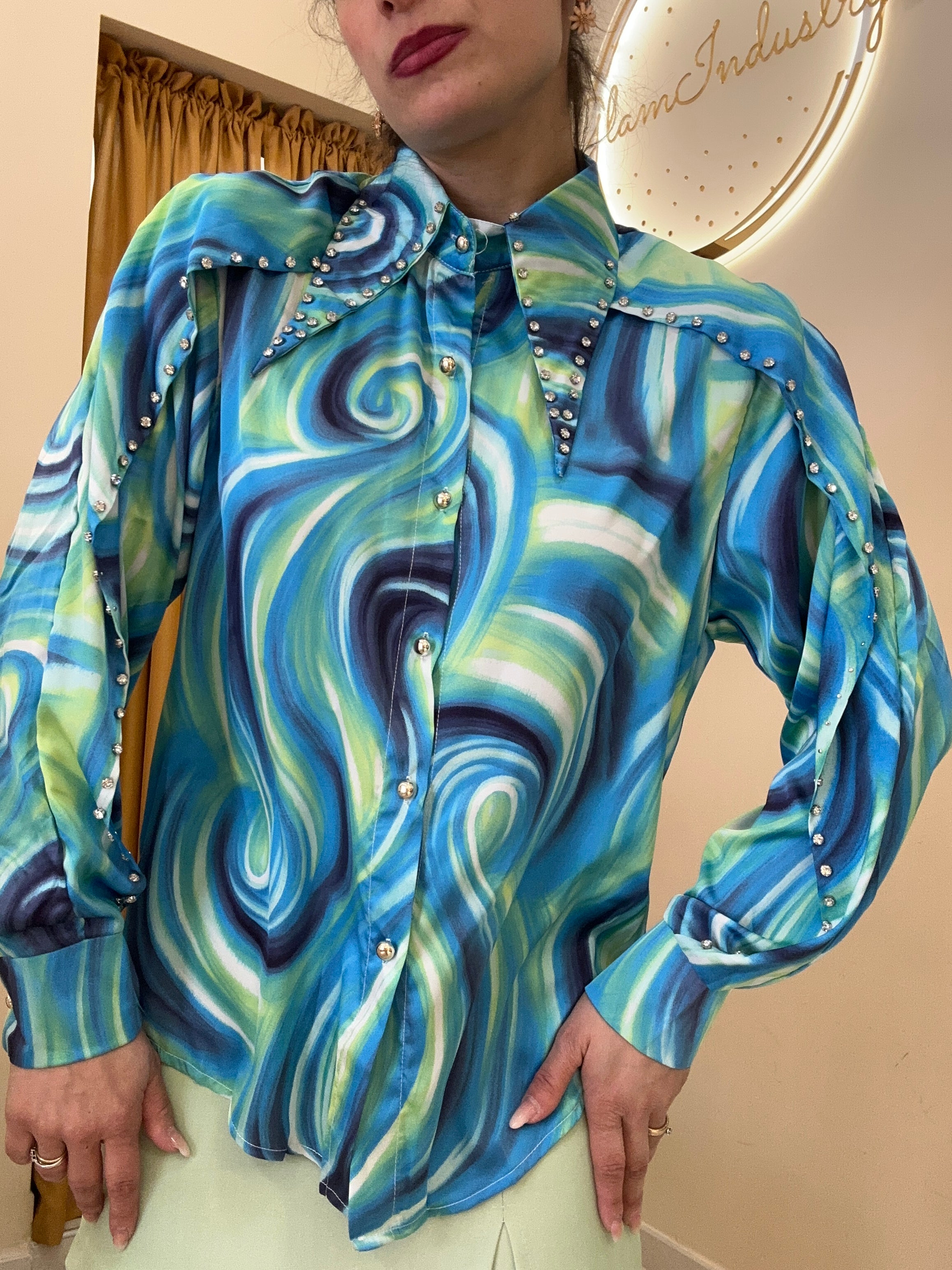 Camicia VG blu