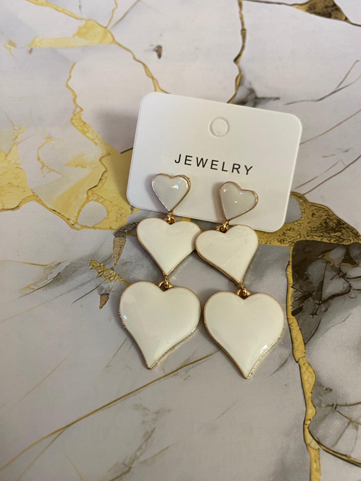 Orecchini cuore pendente