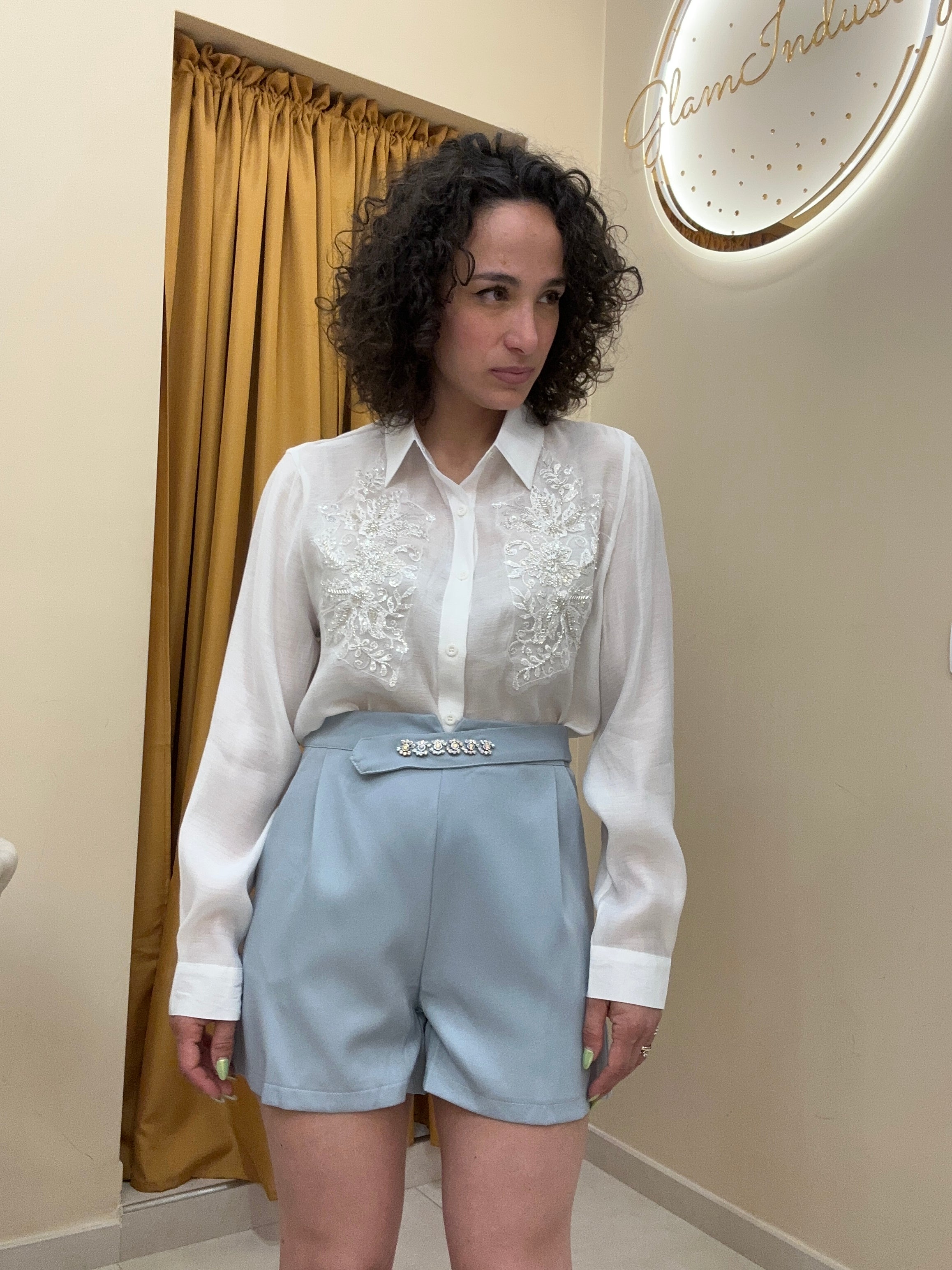 Camicia elegante bianca