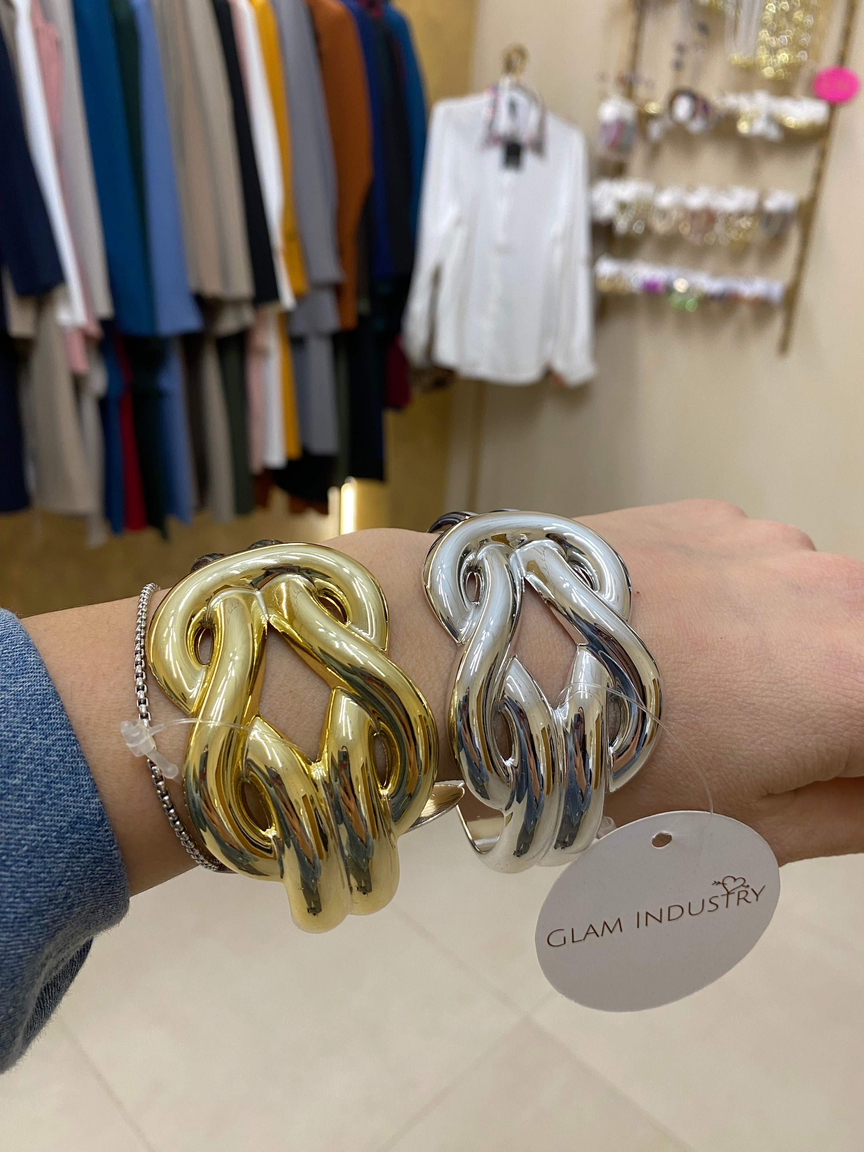 Bracciale nodo rigido