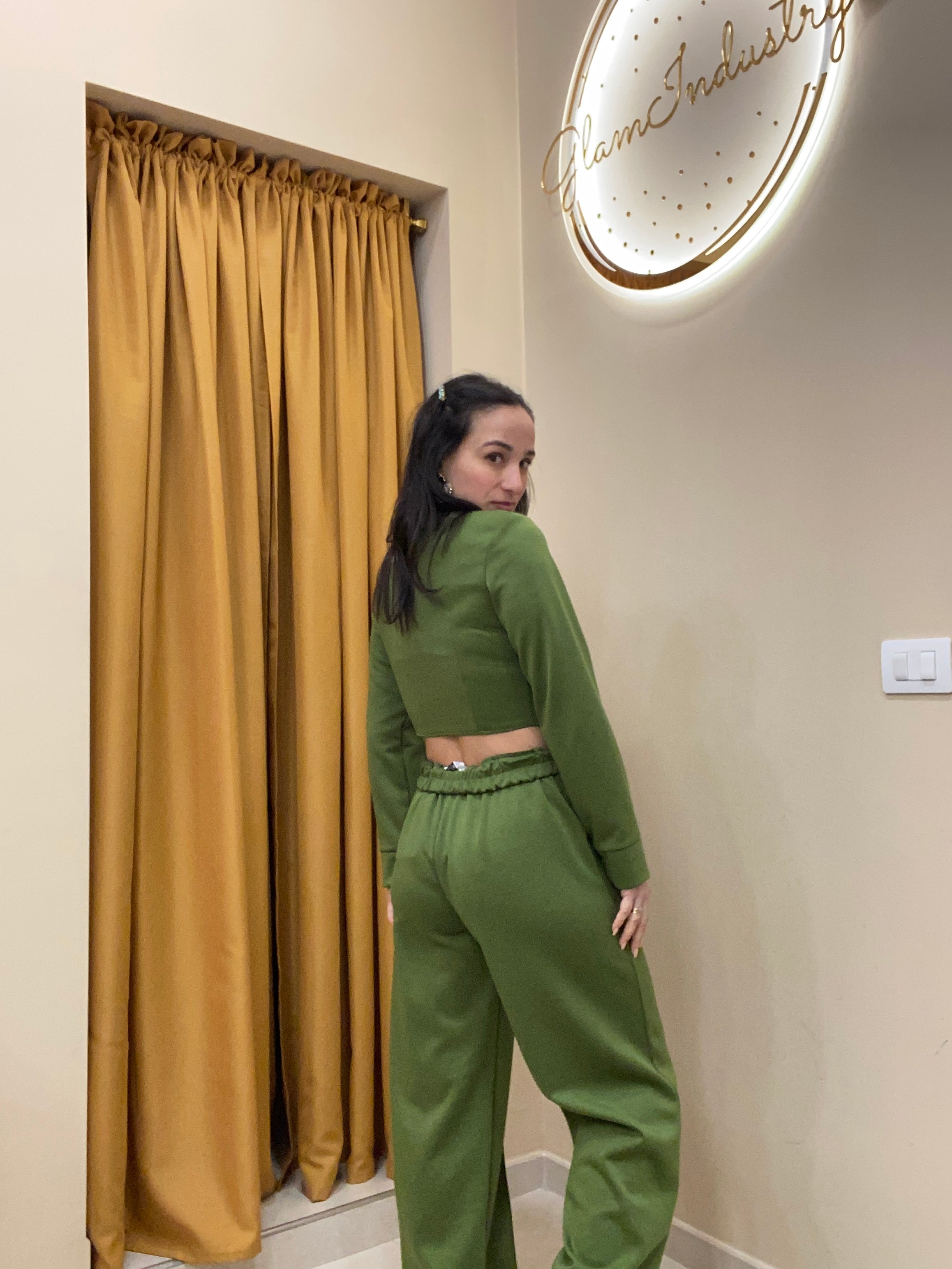 Coordinato tuta green