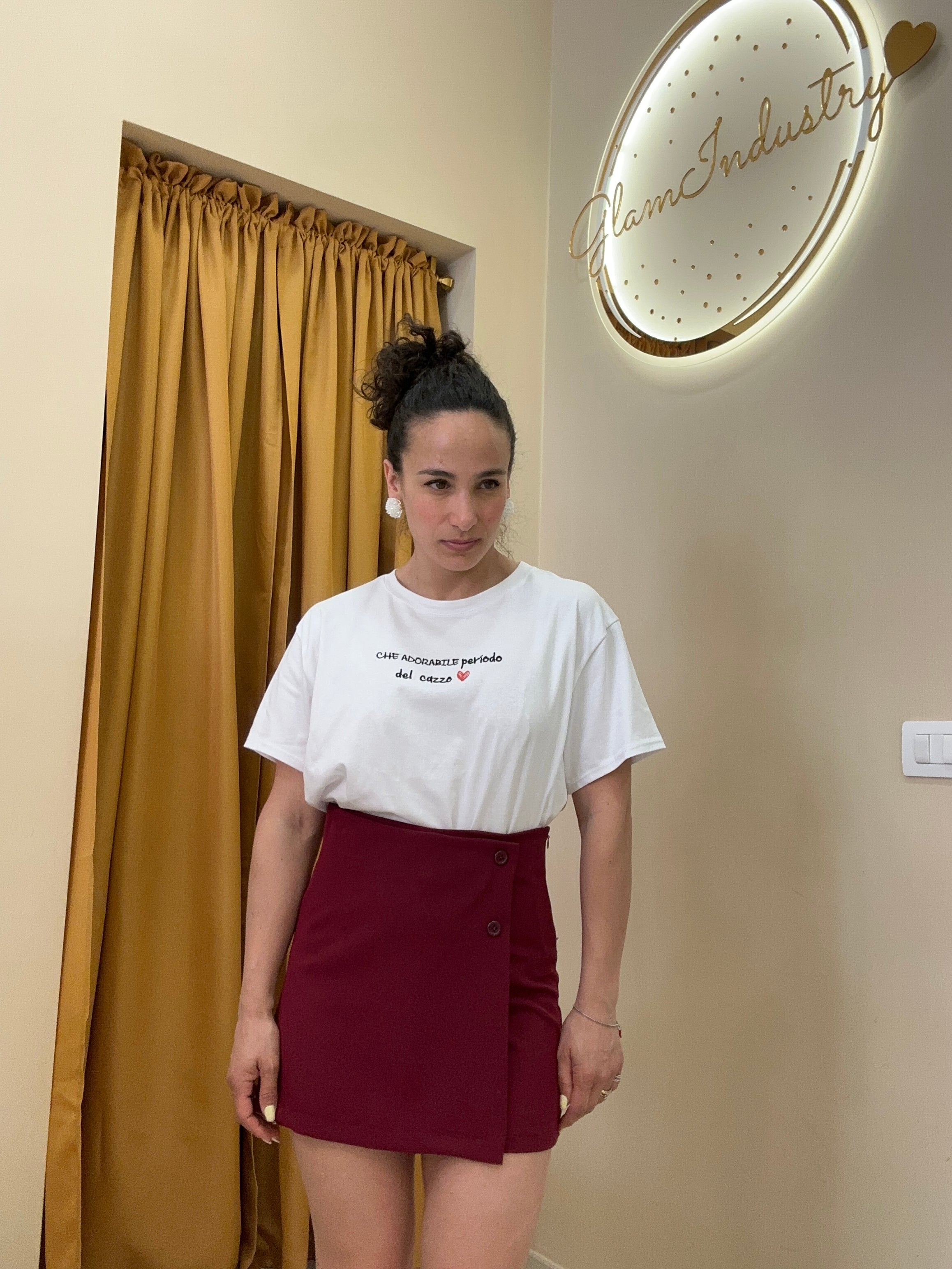T-Shirt NERA Adorabile periodo del cazzo