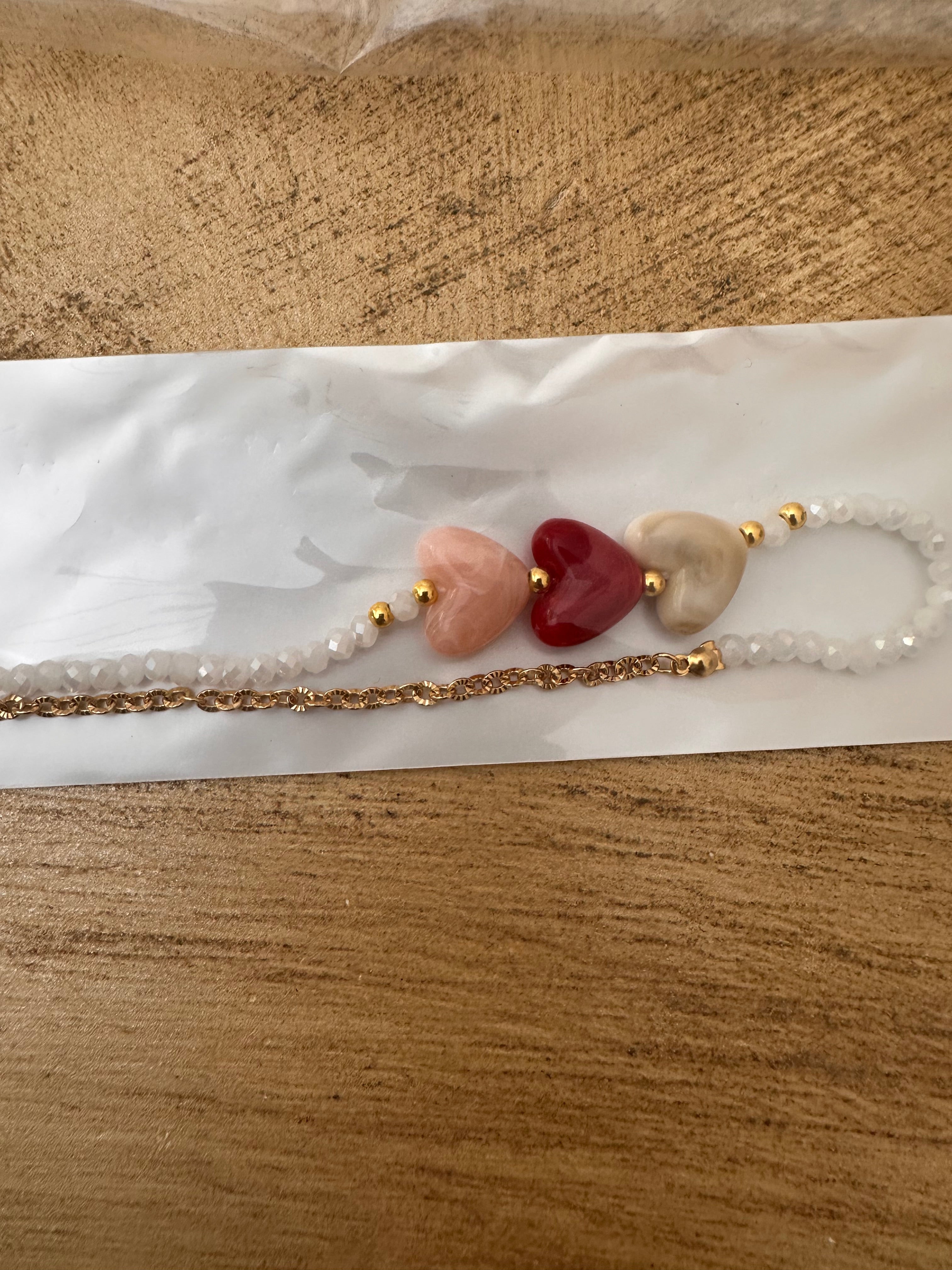 Collana tre cuori