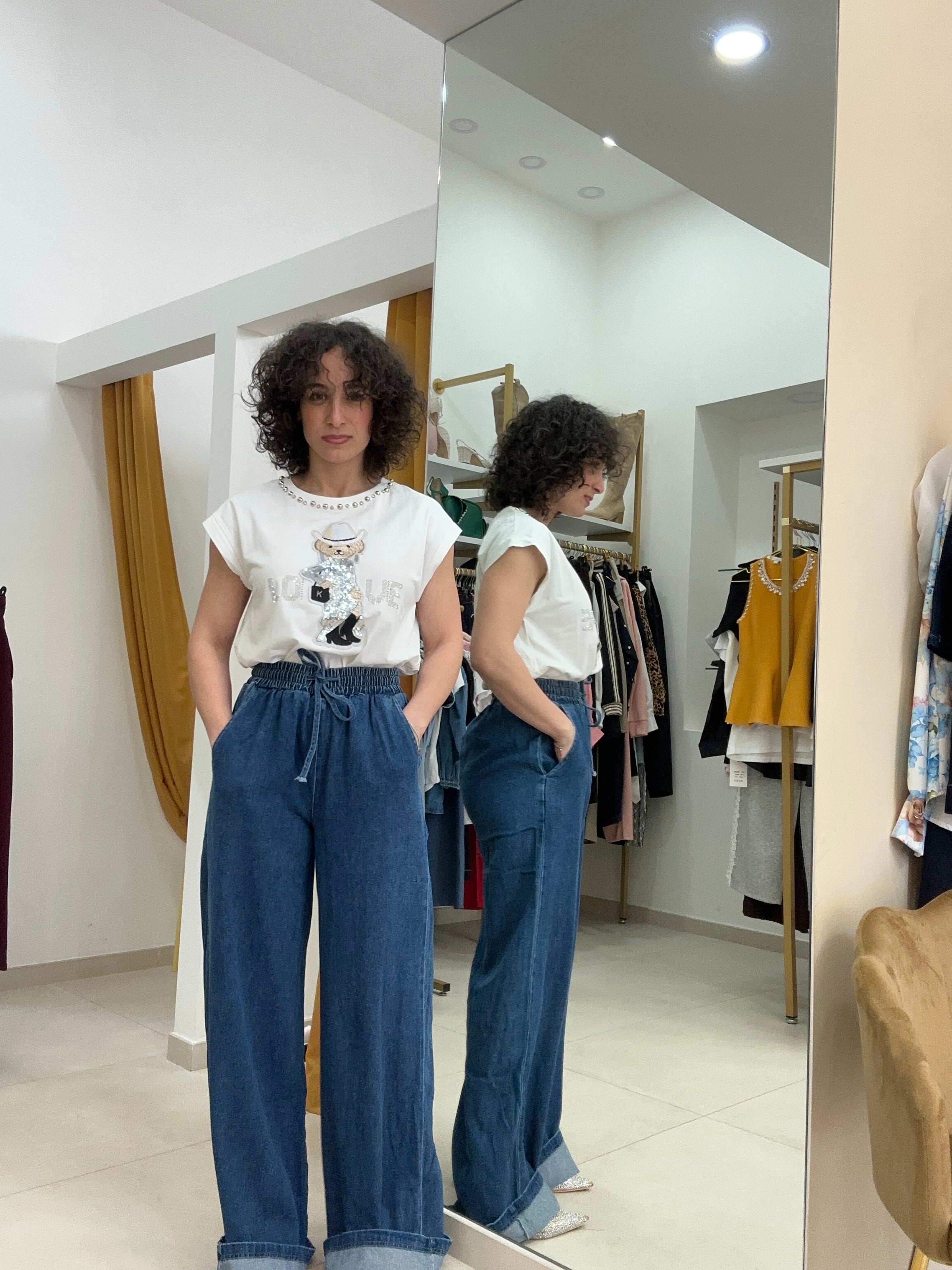 Jeans mod tuta