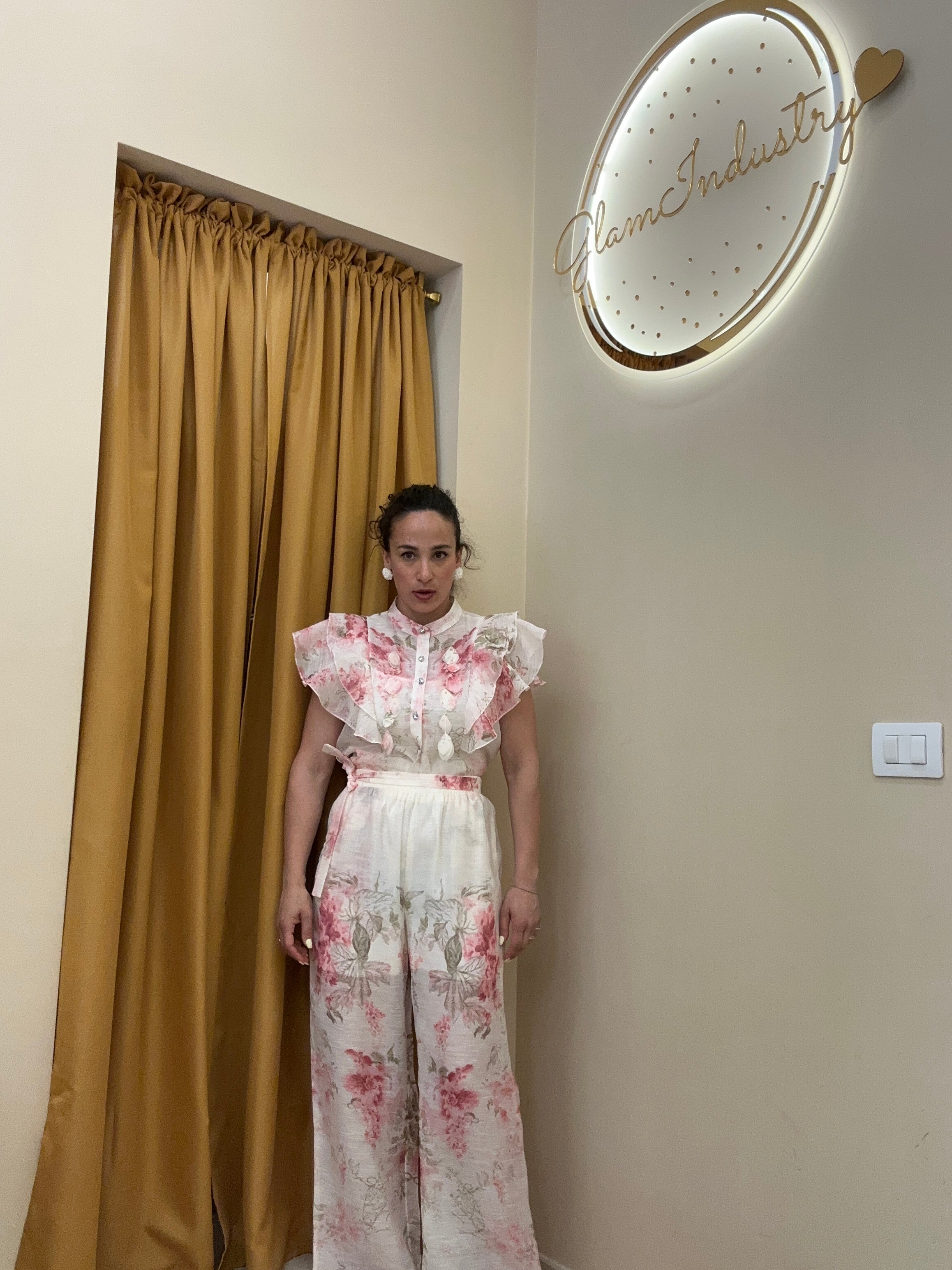 Coordinato rosa pantalone fashion