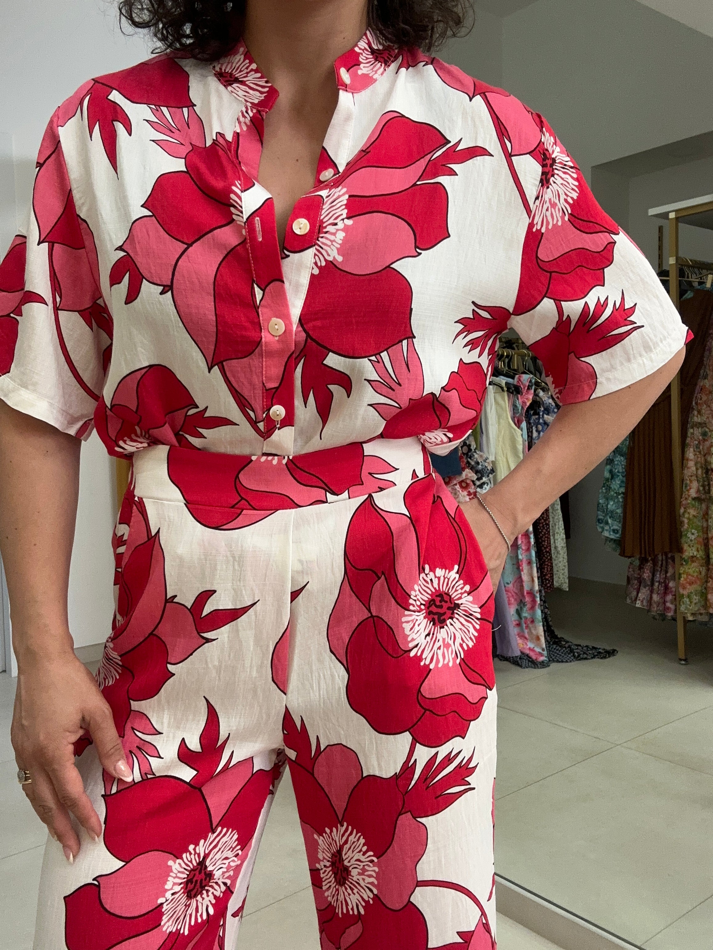 Coordinato pantalone FUXIA
