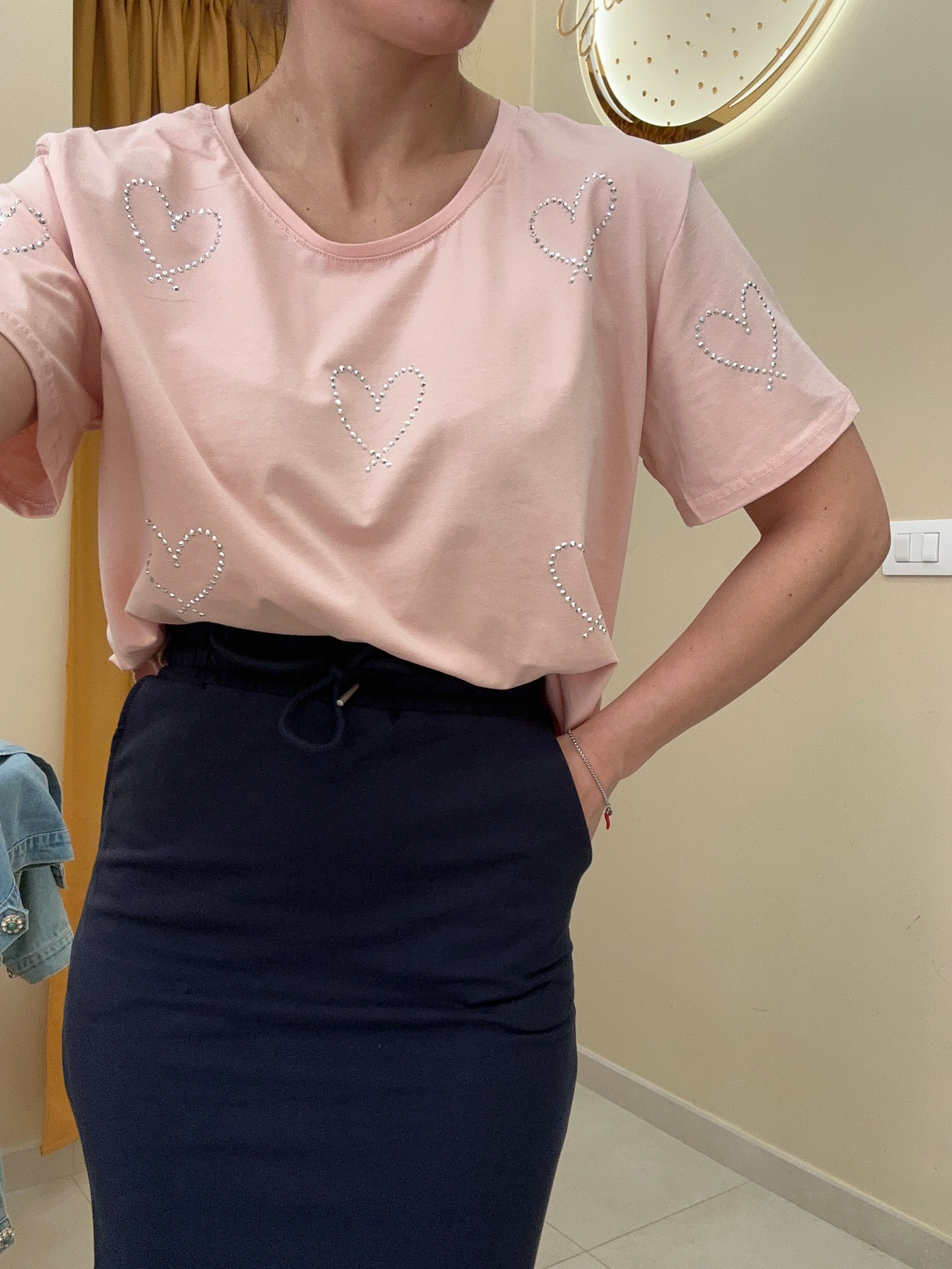 T-shirt cuori