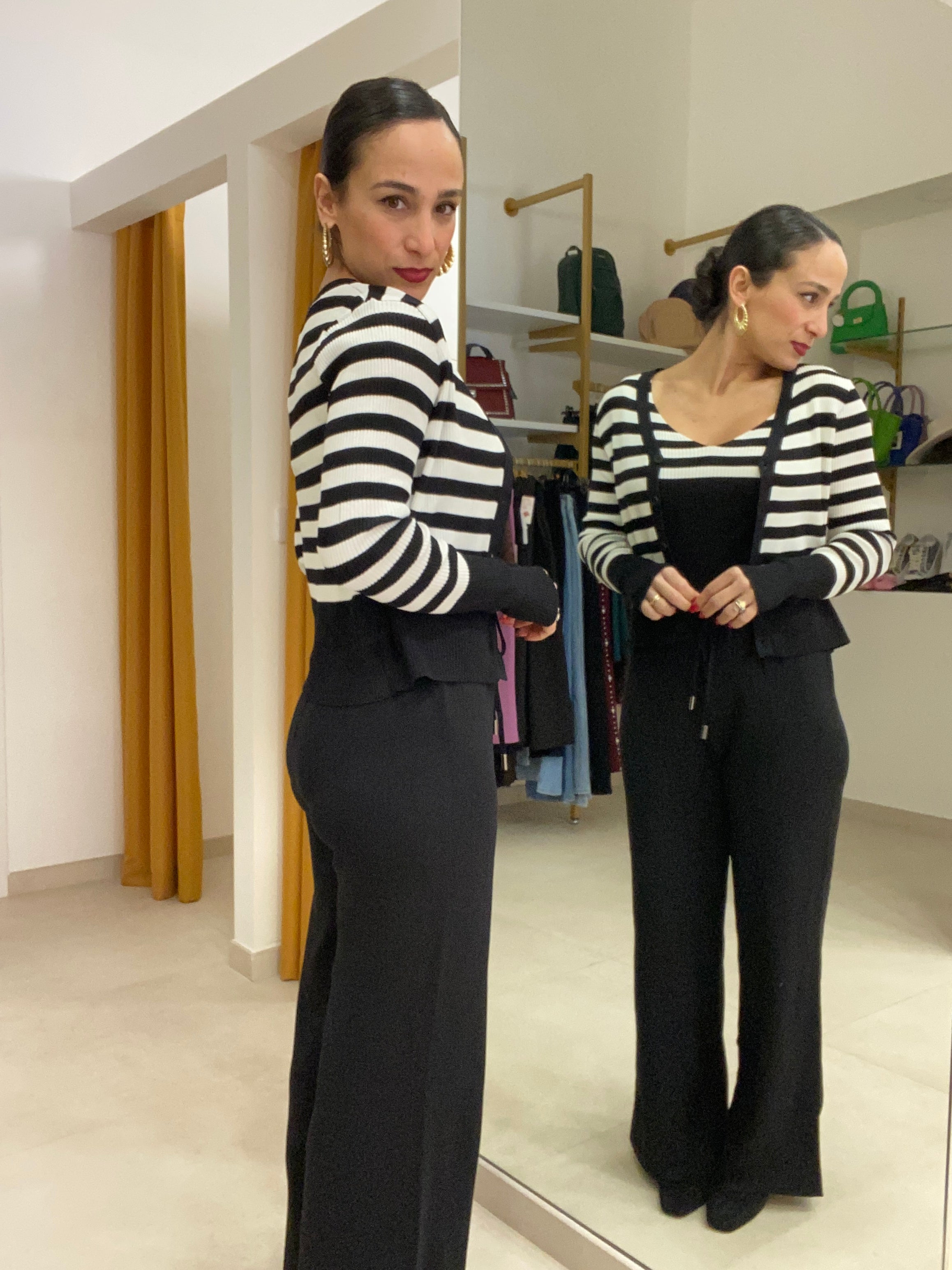 Coordinato tre pezzi in filo