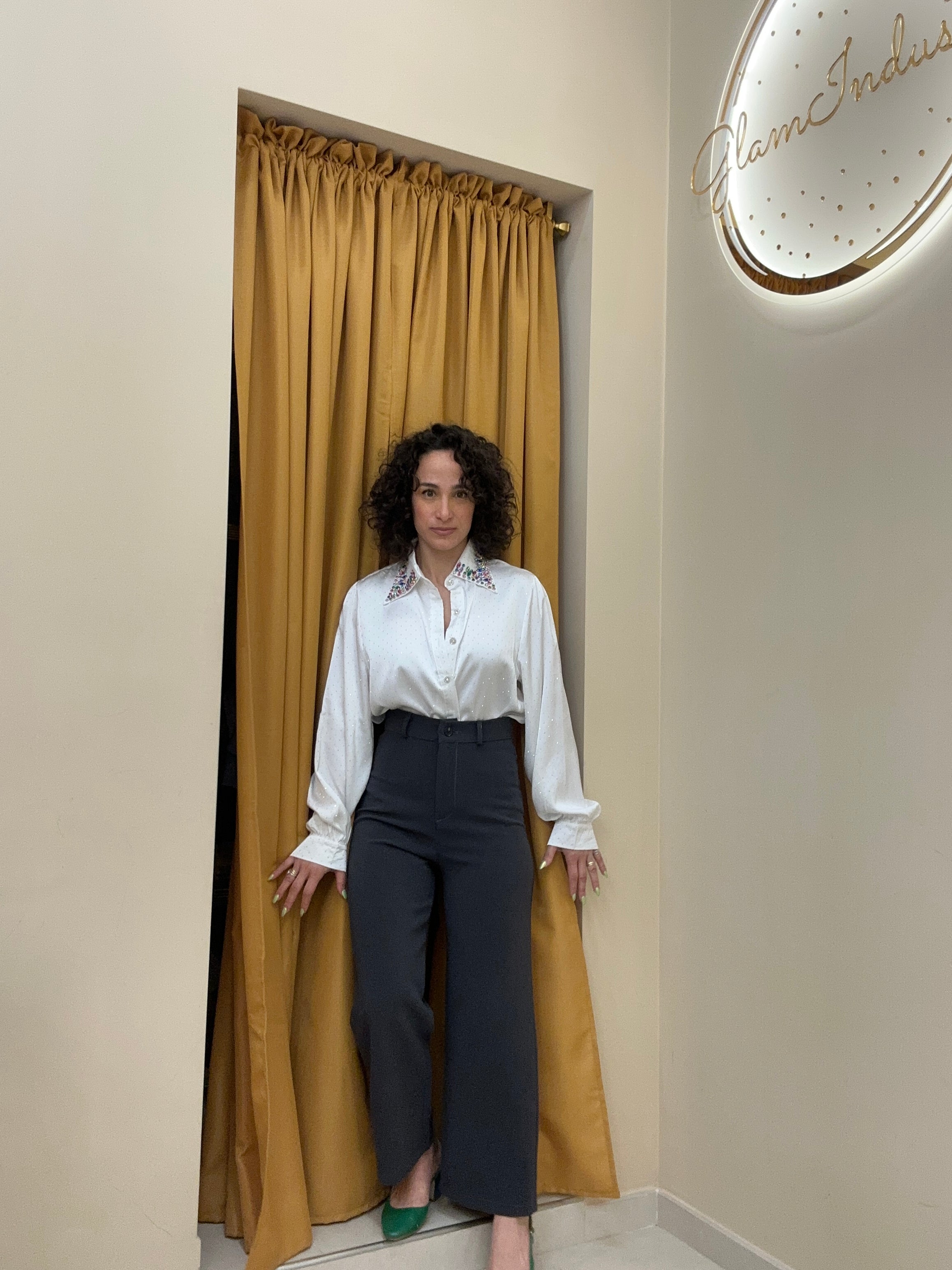 Camicia colletto arcobaleno