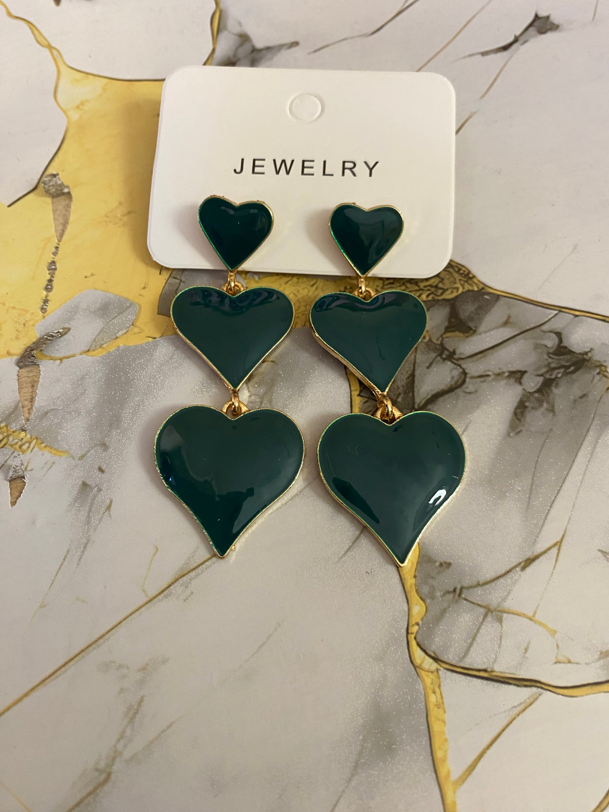 Orecchini cuore pendente