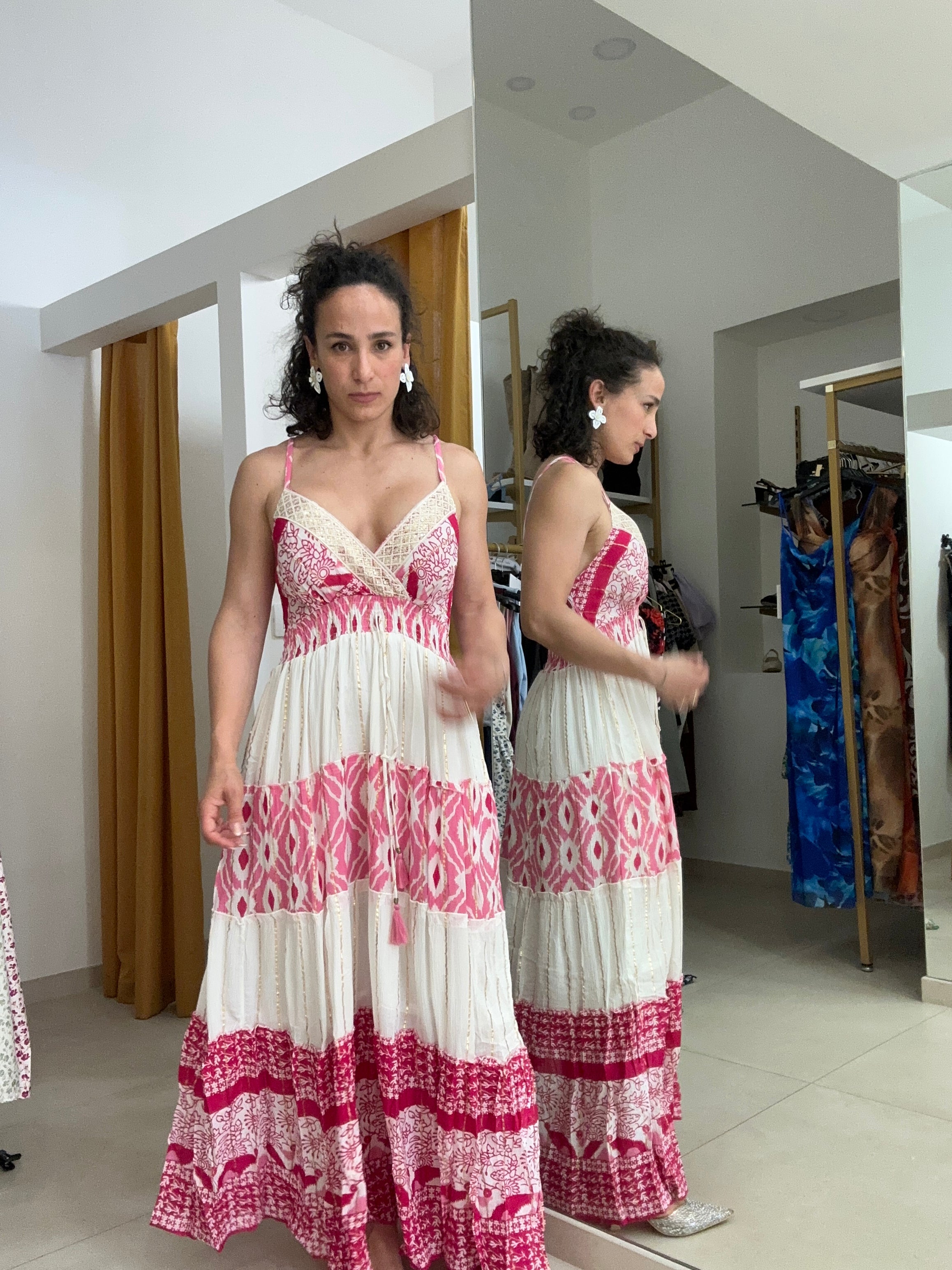Abito India doppio tessuto