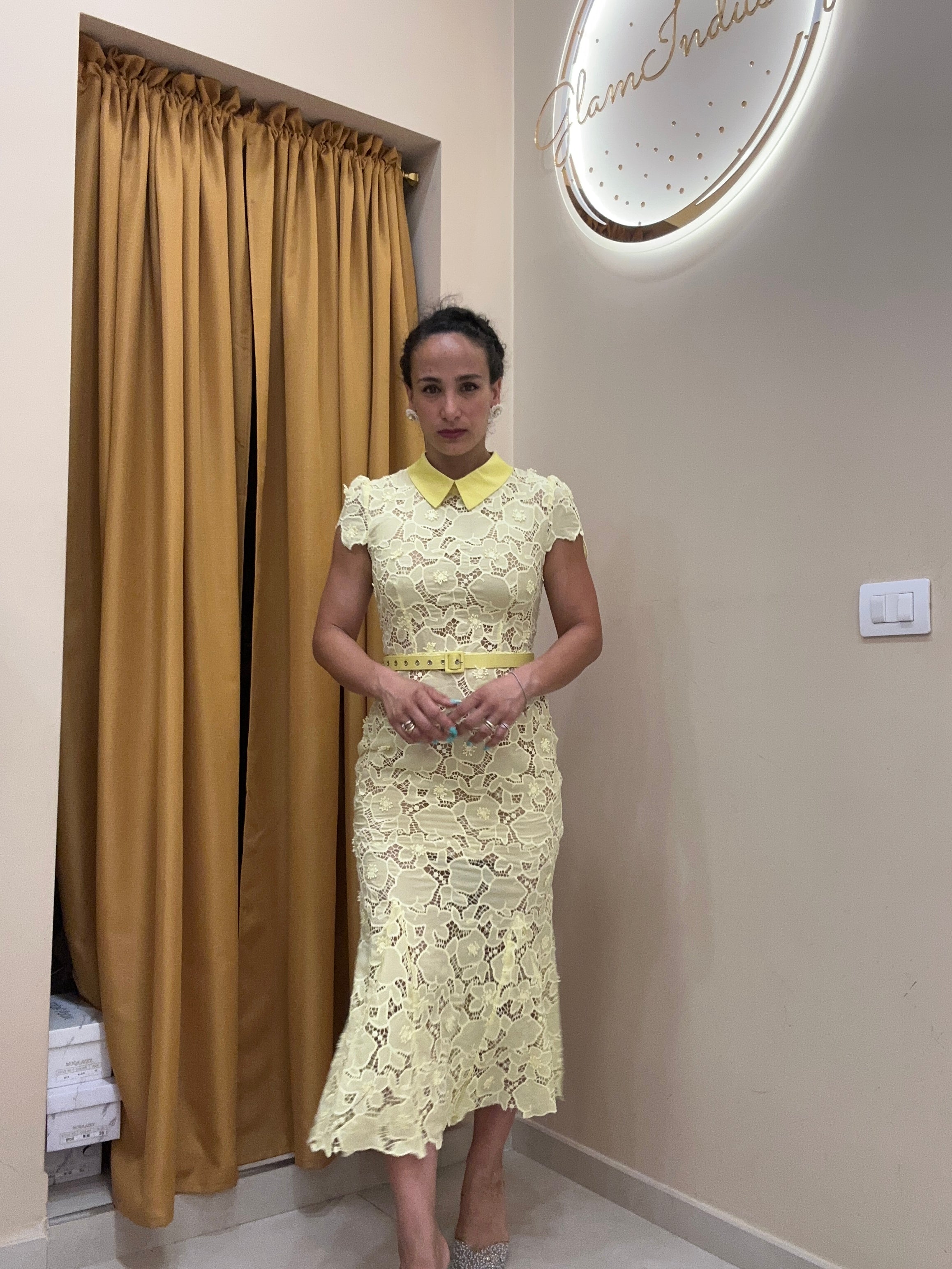 Abito scolaretta GIALLO