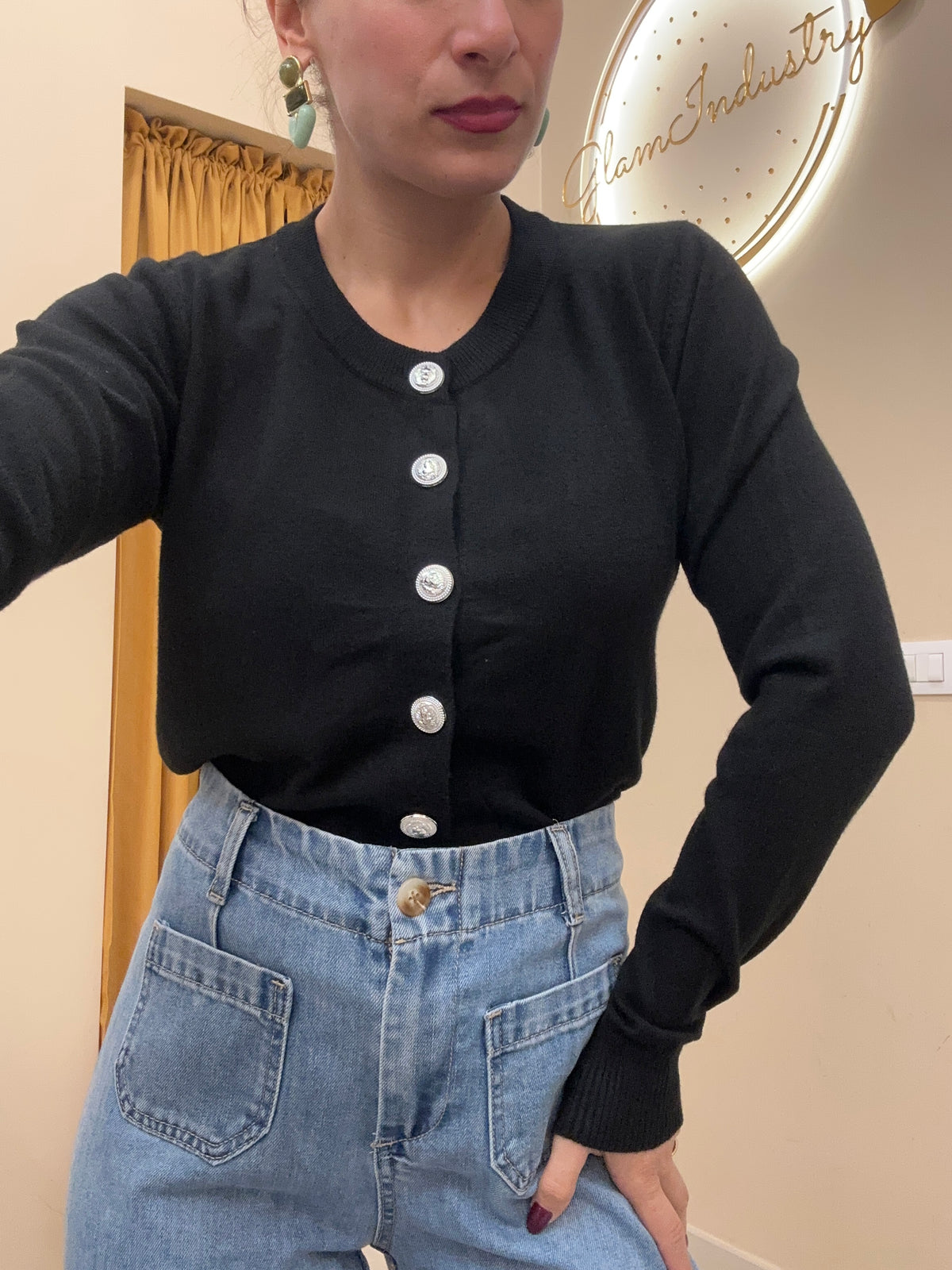 Cardigan sobrio