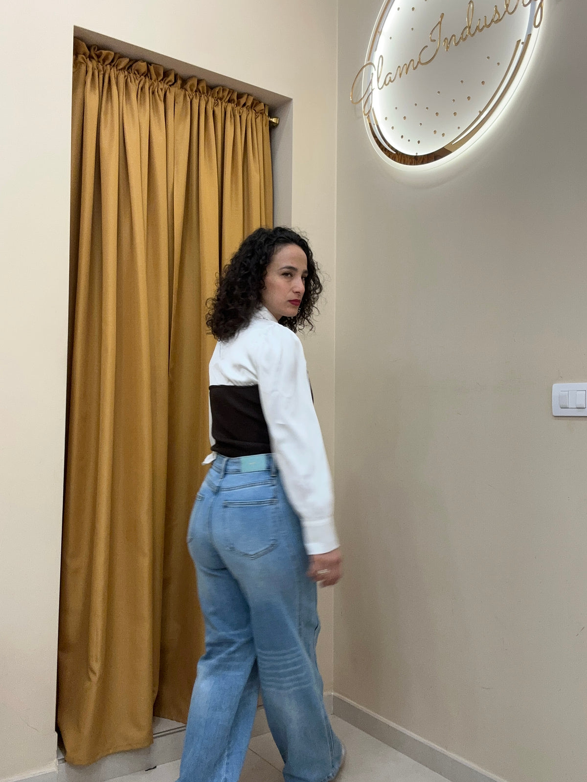 Camicia effetto corpetto