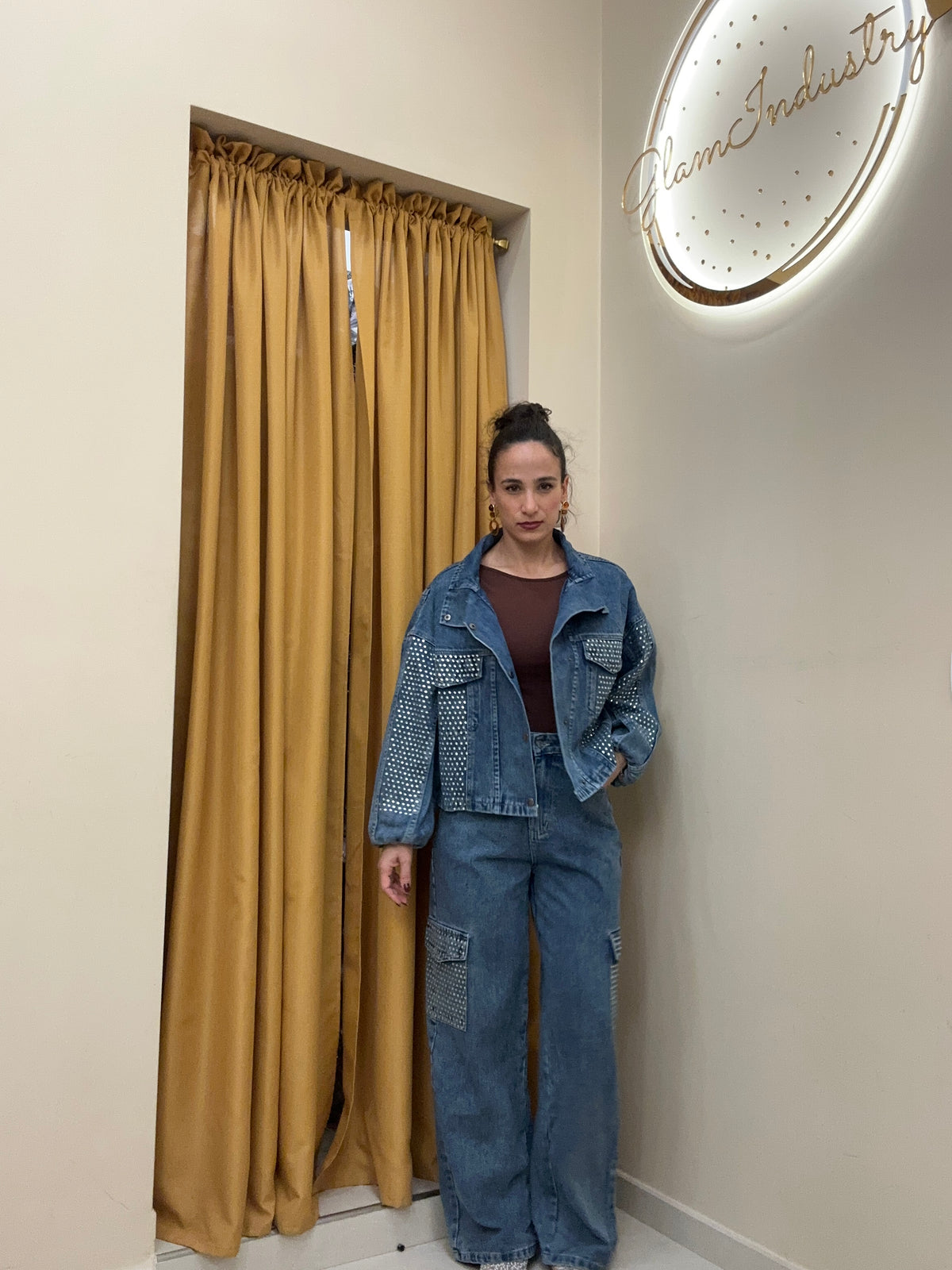 Coordinato denim over