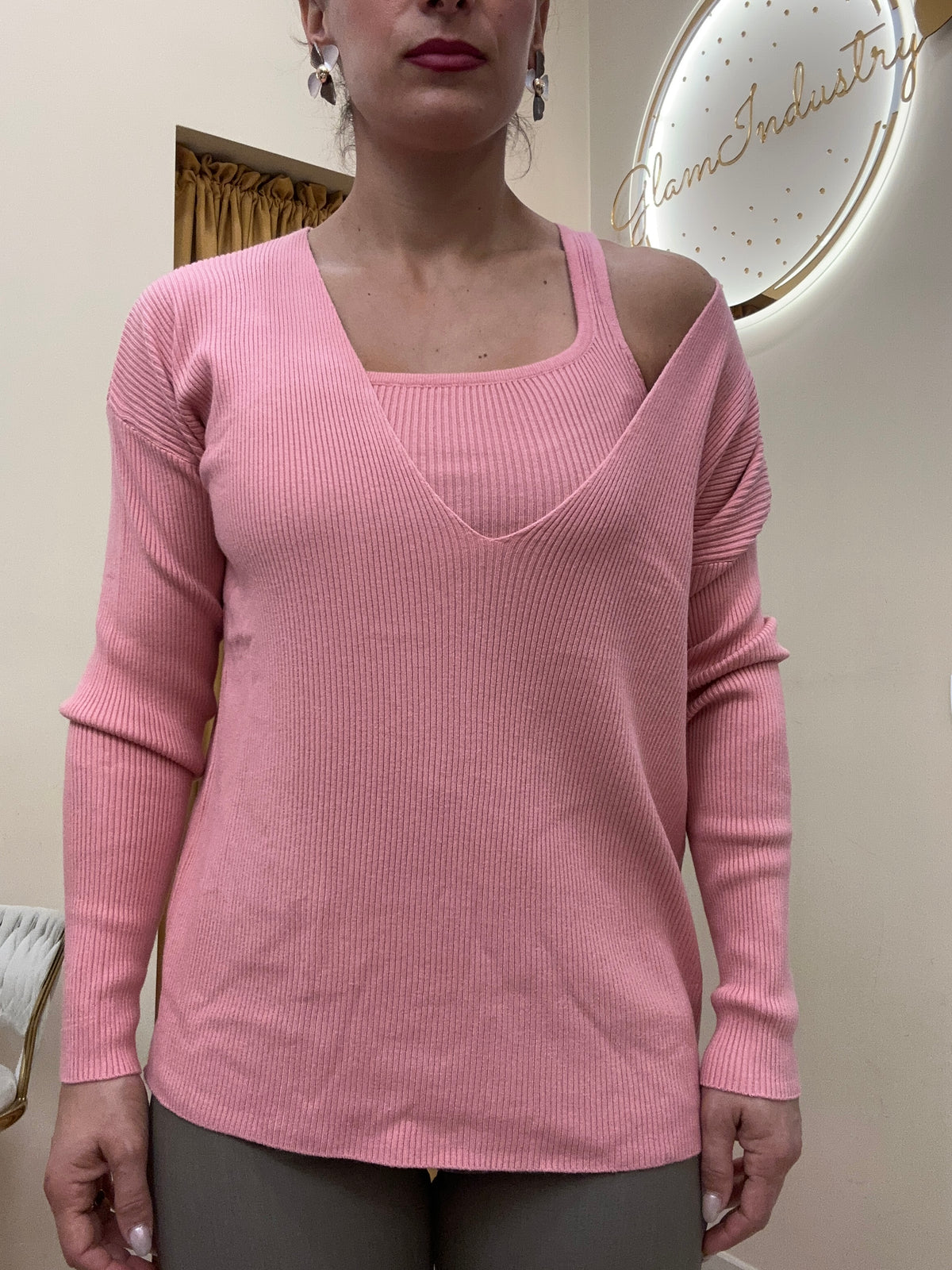 Twin-set con maglia