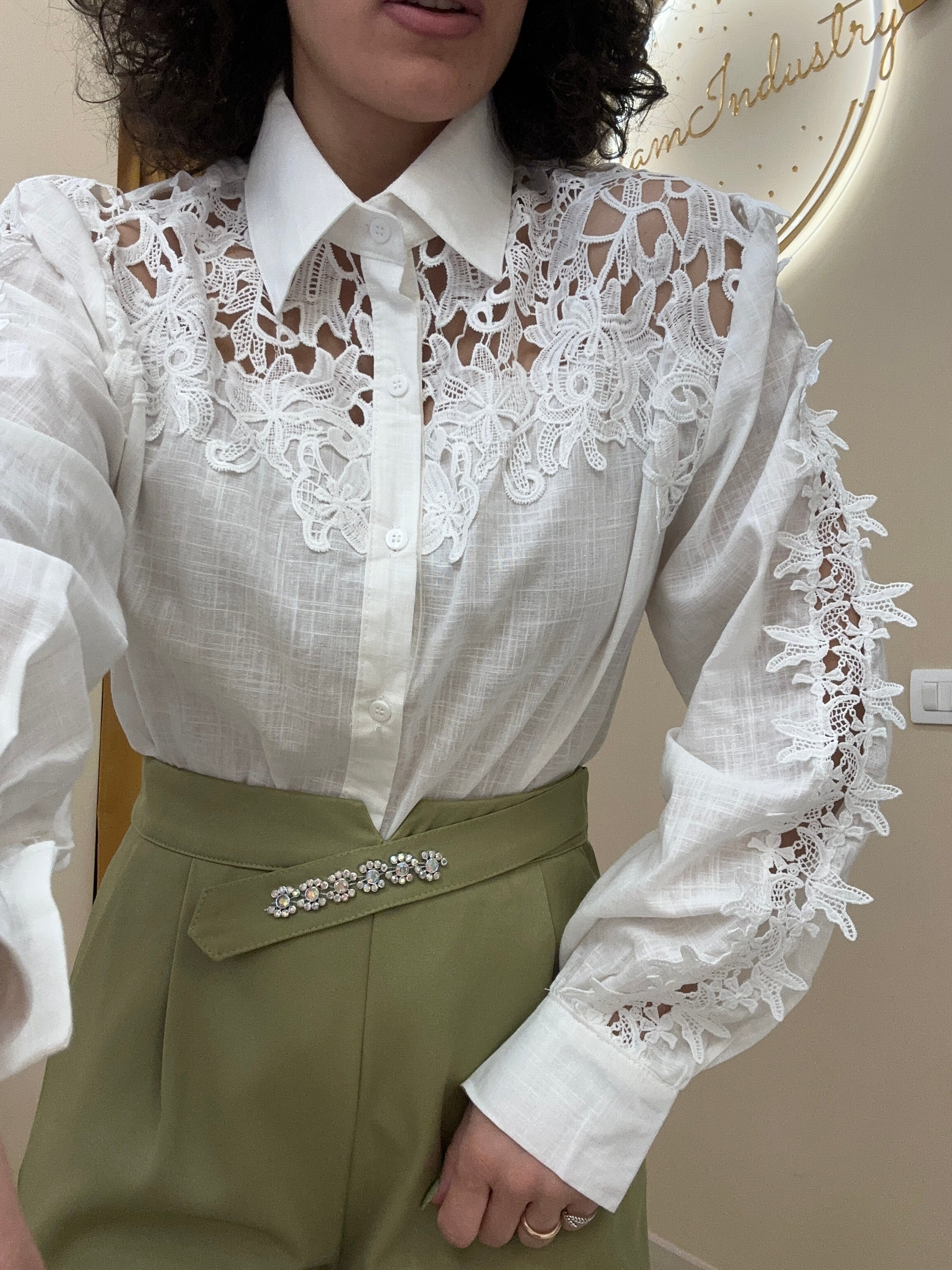 Camicia sweet bianca