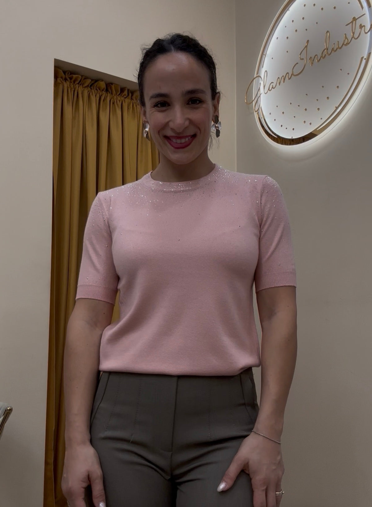 Maglia brillantini