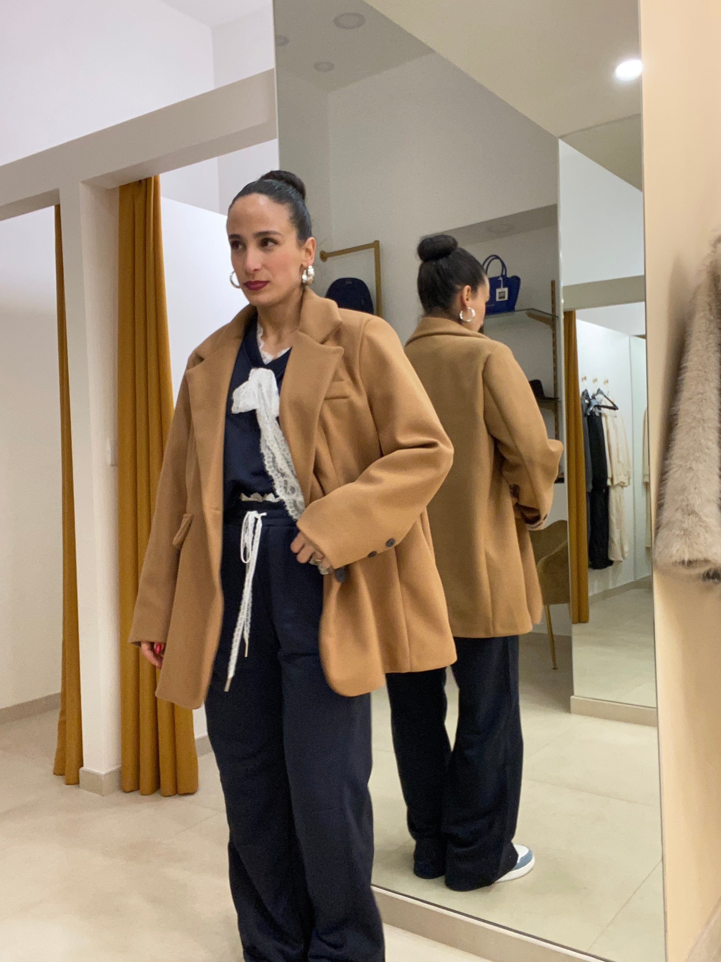 Maxi blazer a cappotto