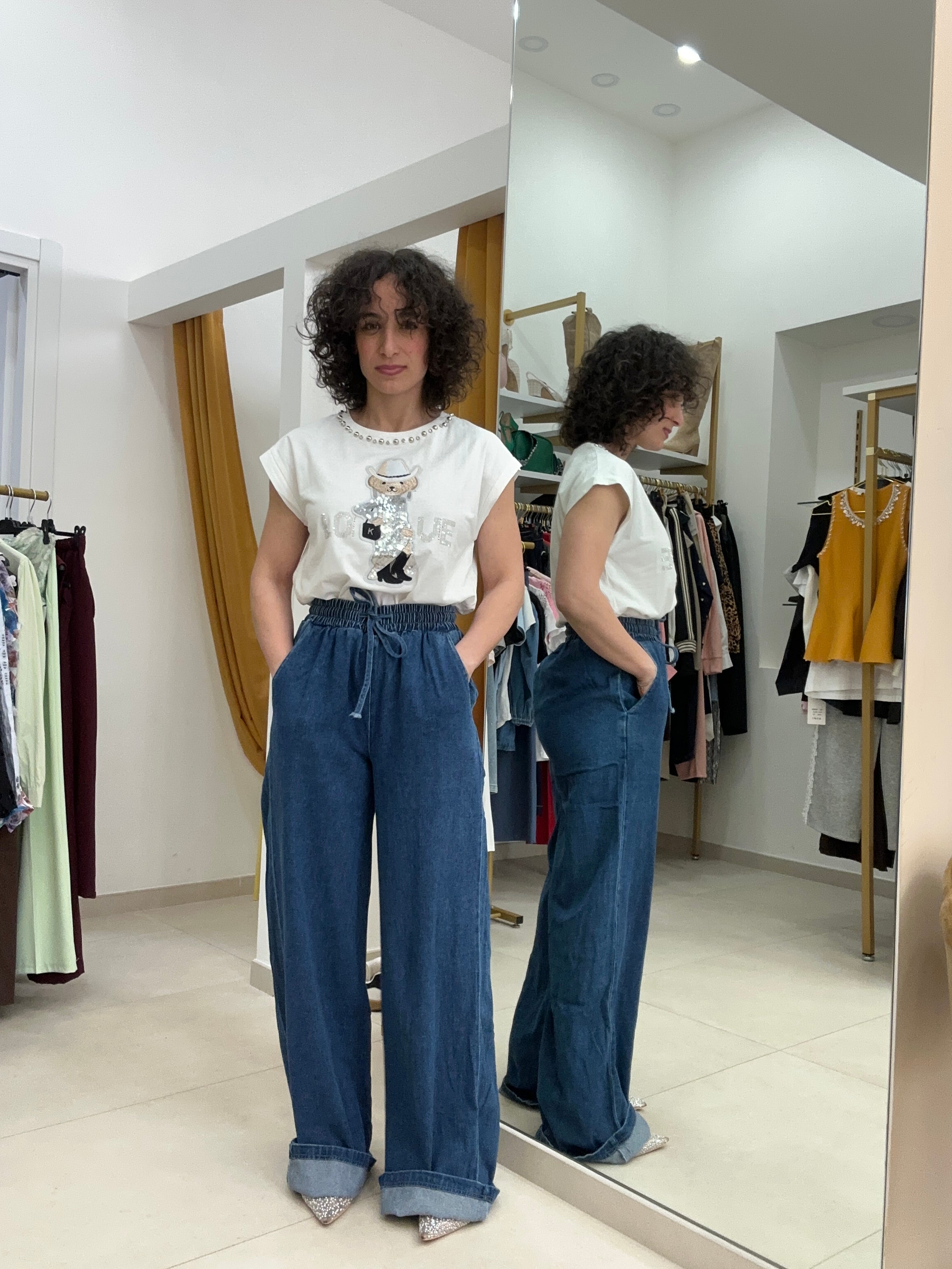 Jeans mod tuta