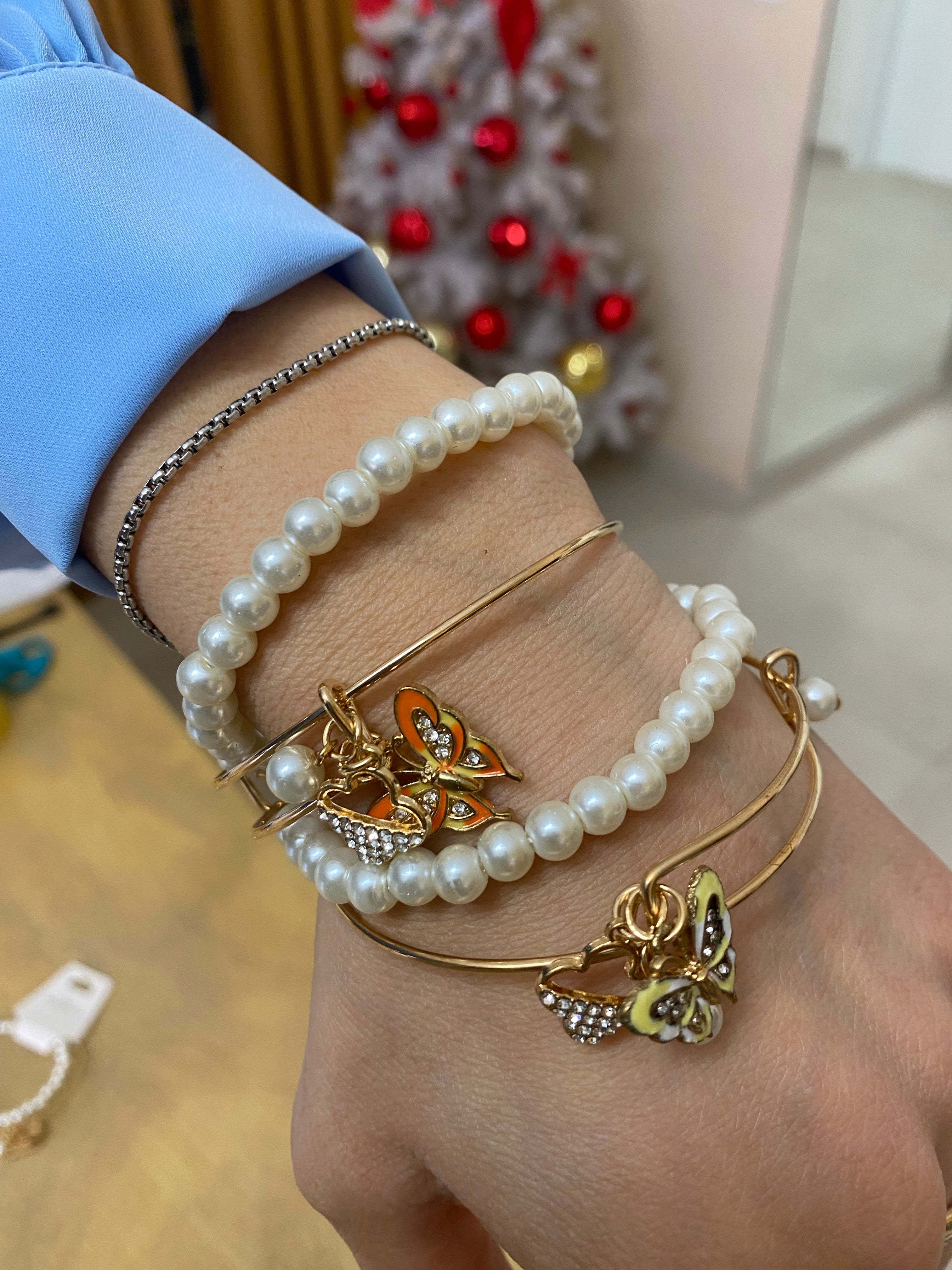 Doppio bracciale rigido