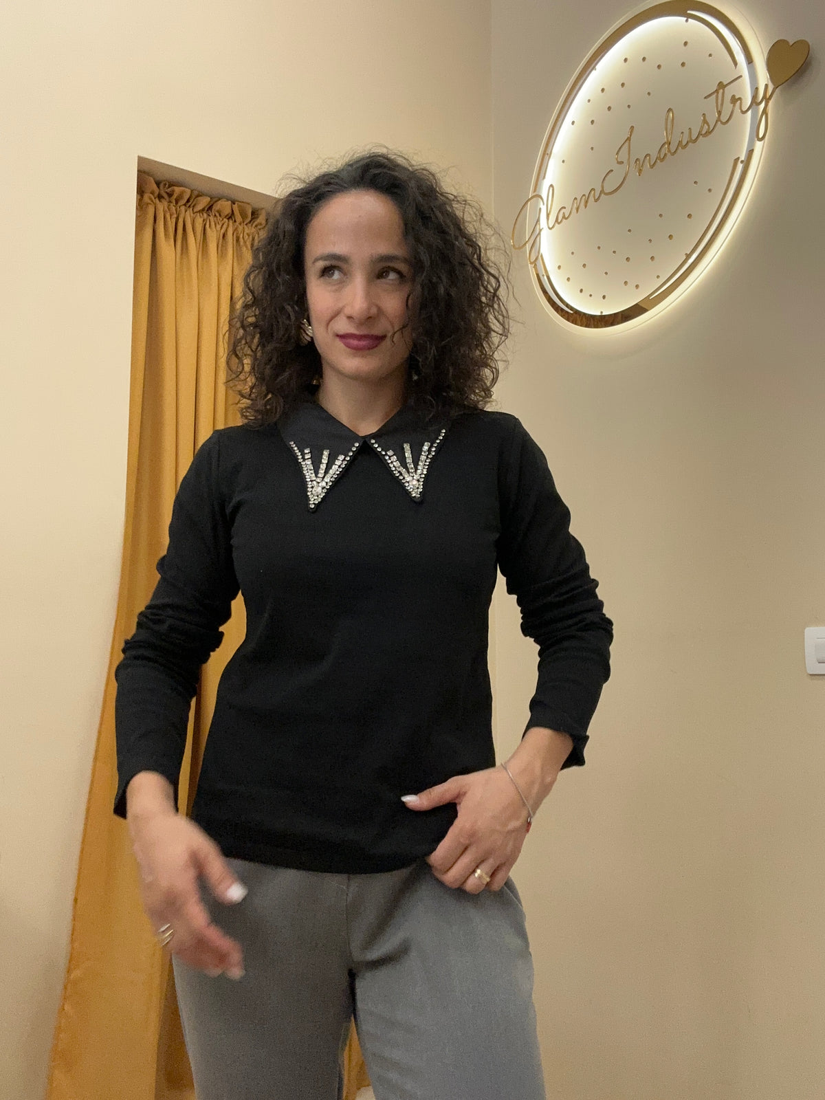 Maglia colletto Pietre