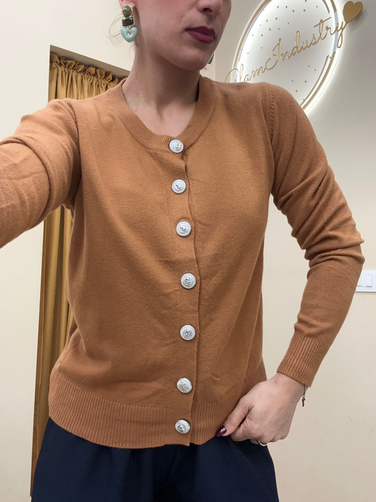 Cardigan sobrio