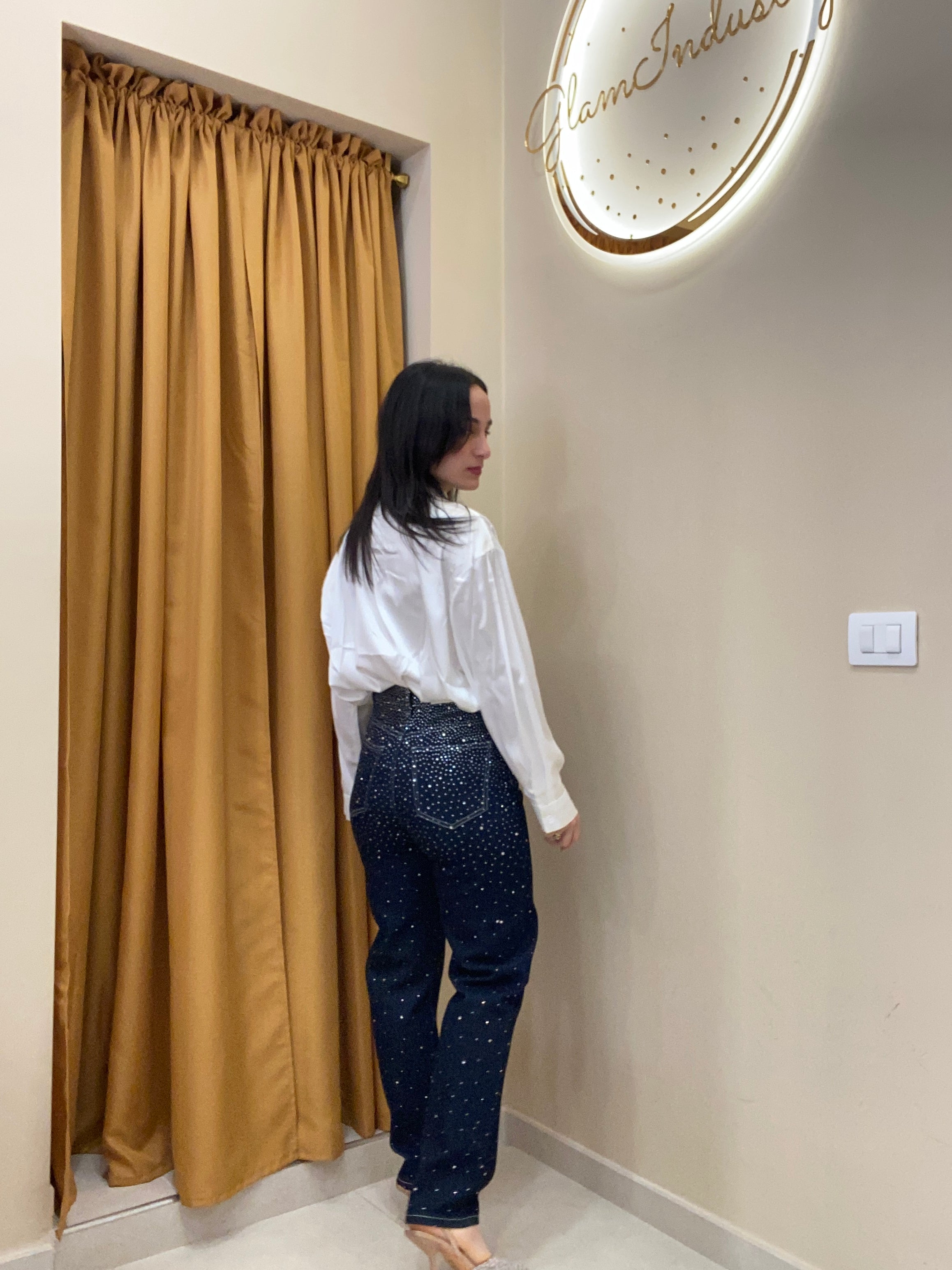 Jeans brilla lavaggio zero