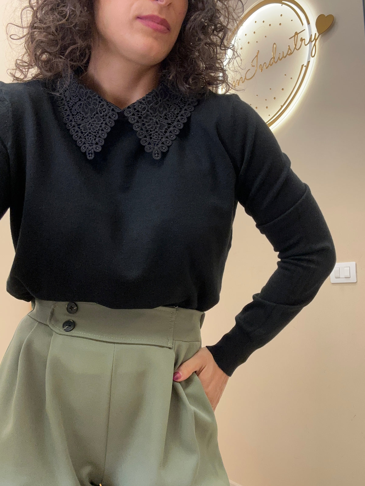 Maglione colletto 2539