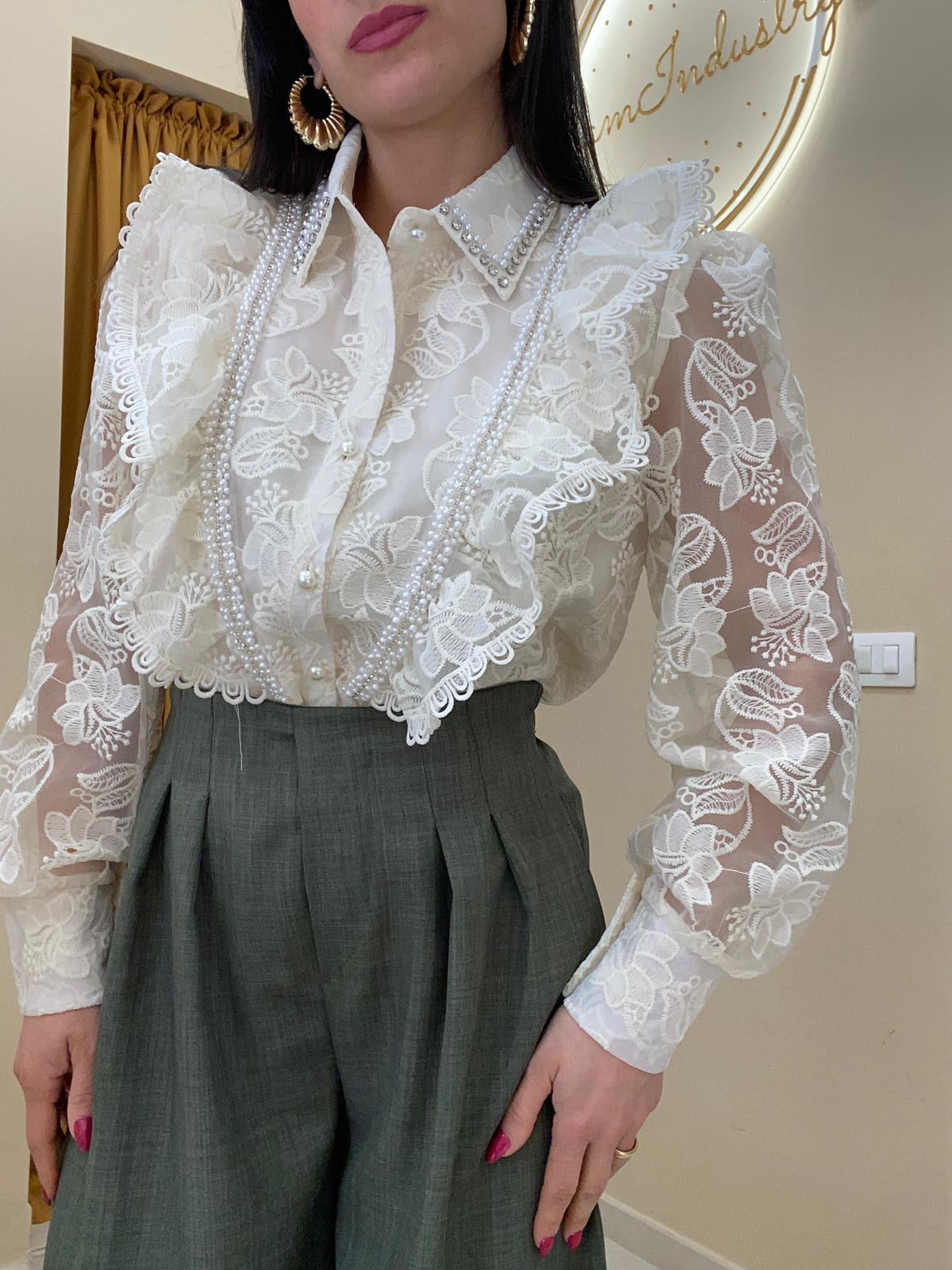 Camicia Andrea panna