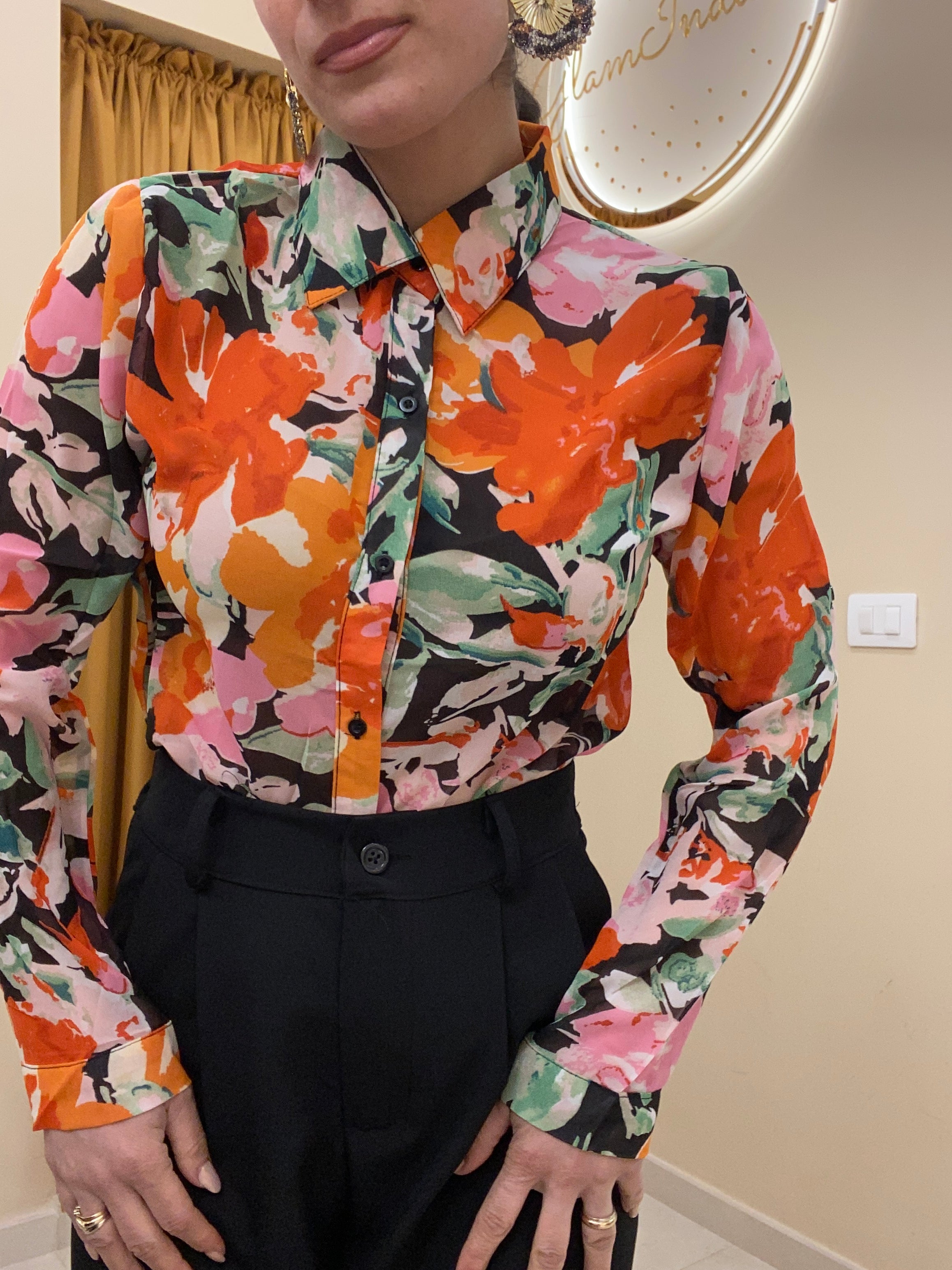 Camicia prato fiorito