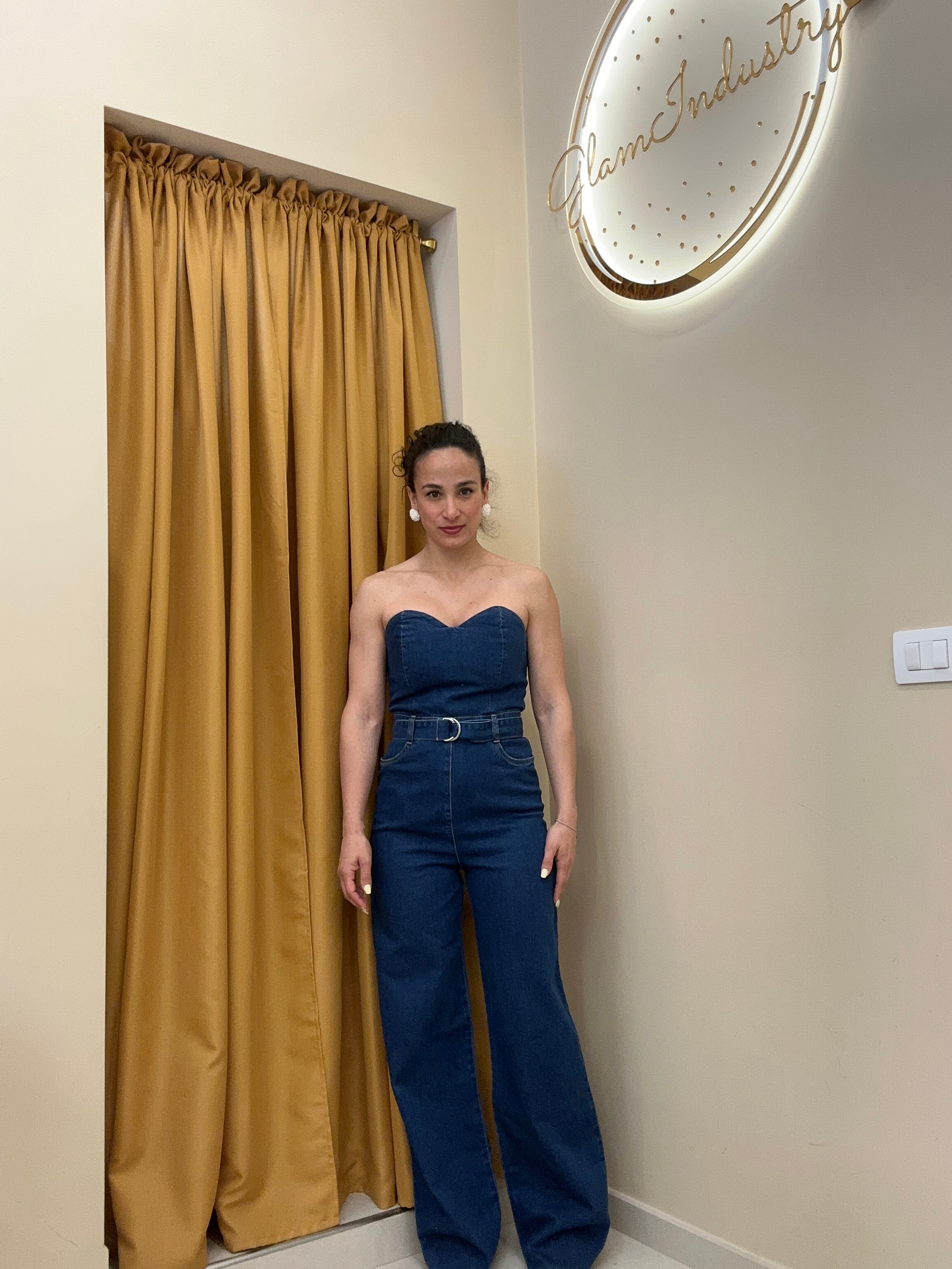 Tuta cuore denim