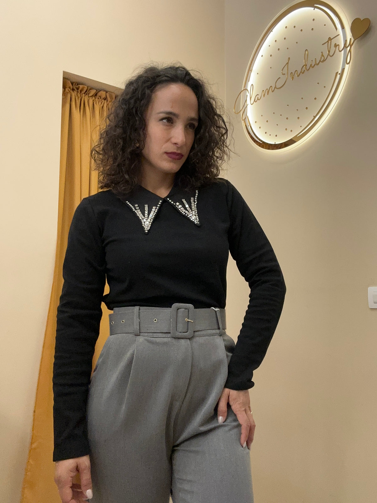 Maglia colletto Pietre