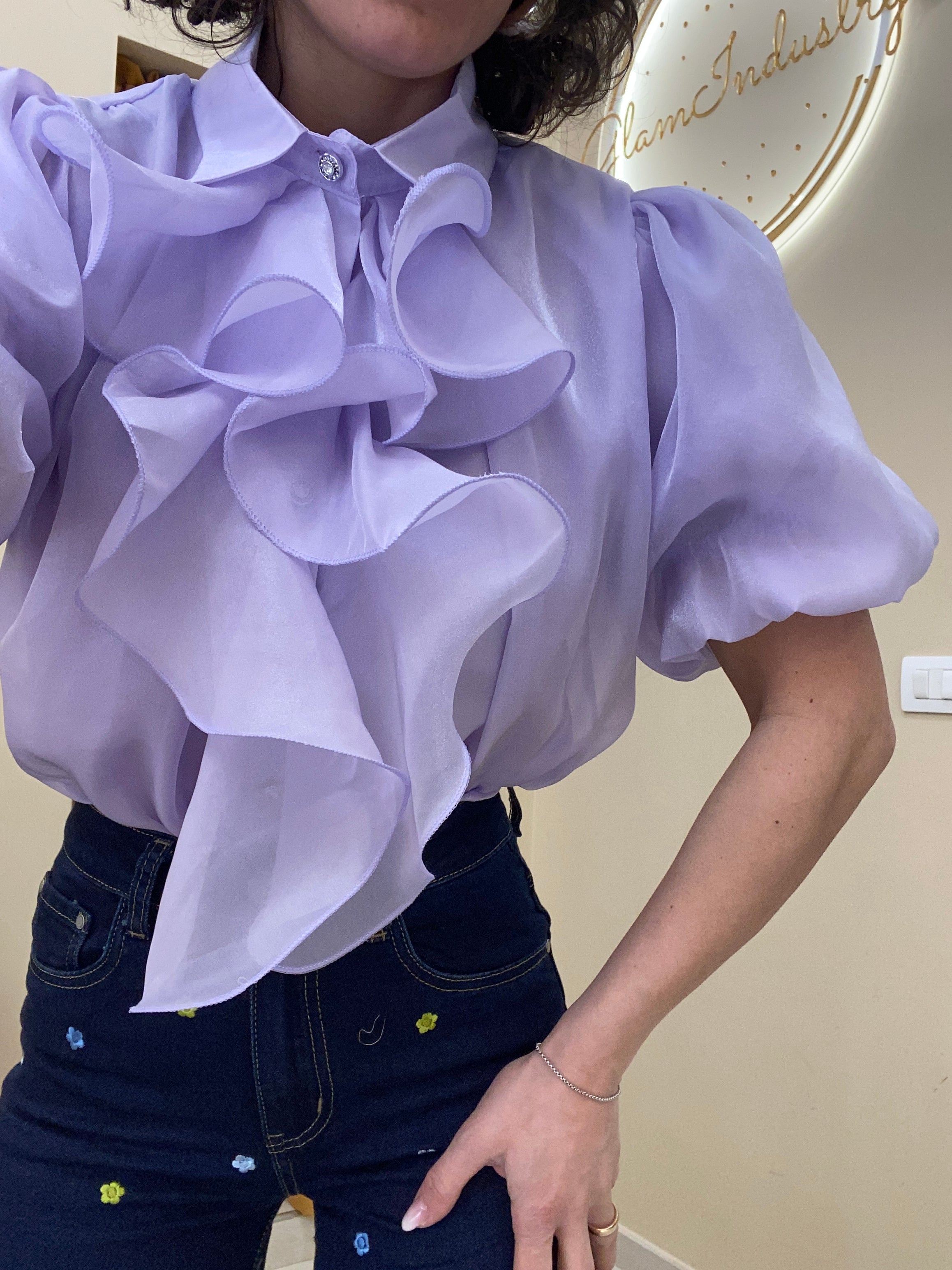 Camicia 9913 lilla
