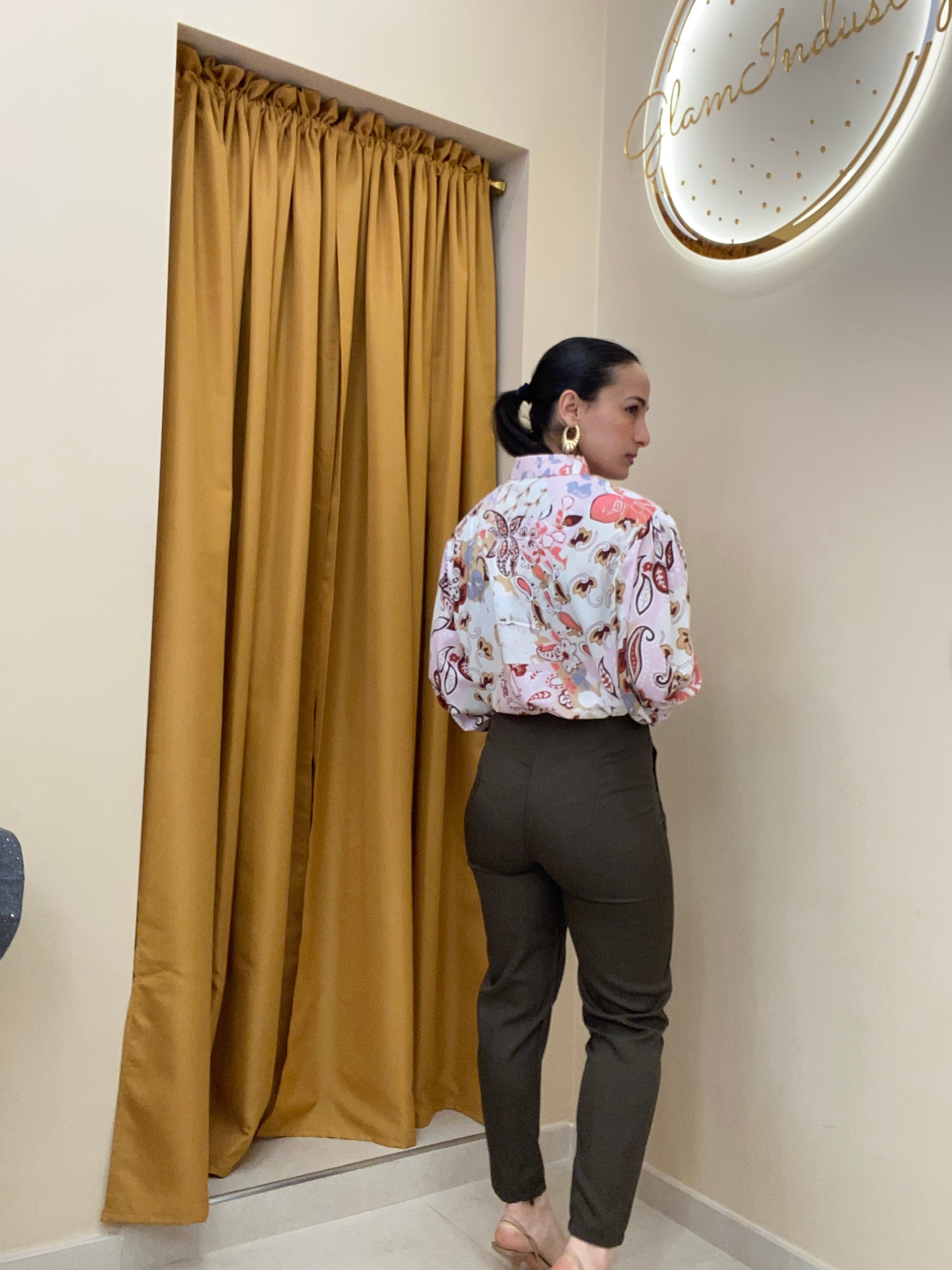 Pantalone mod zara MARRONE