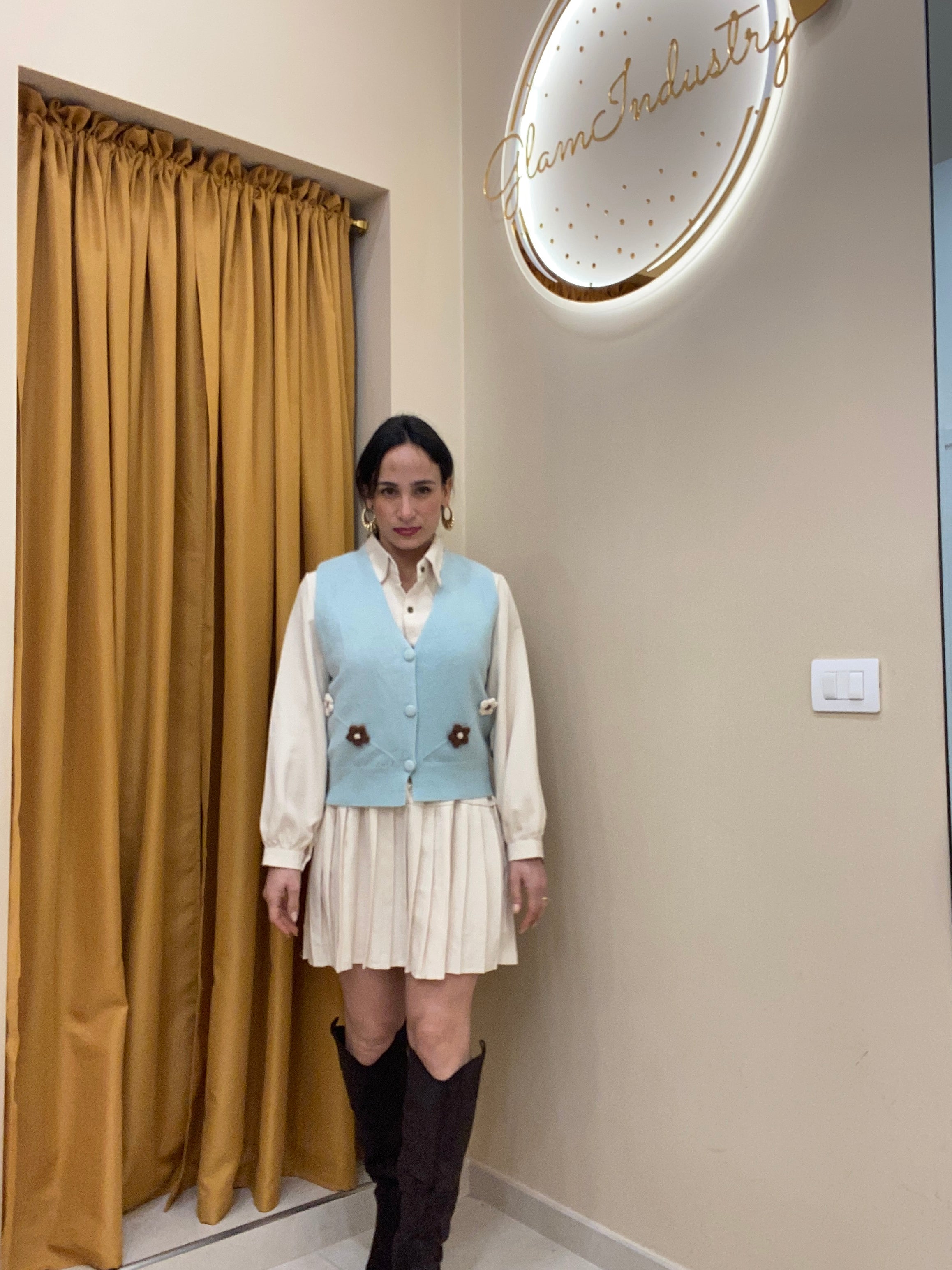 Vestito camicia e panciotto