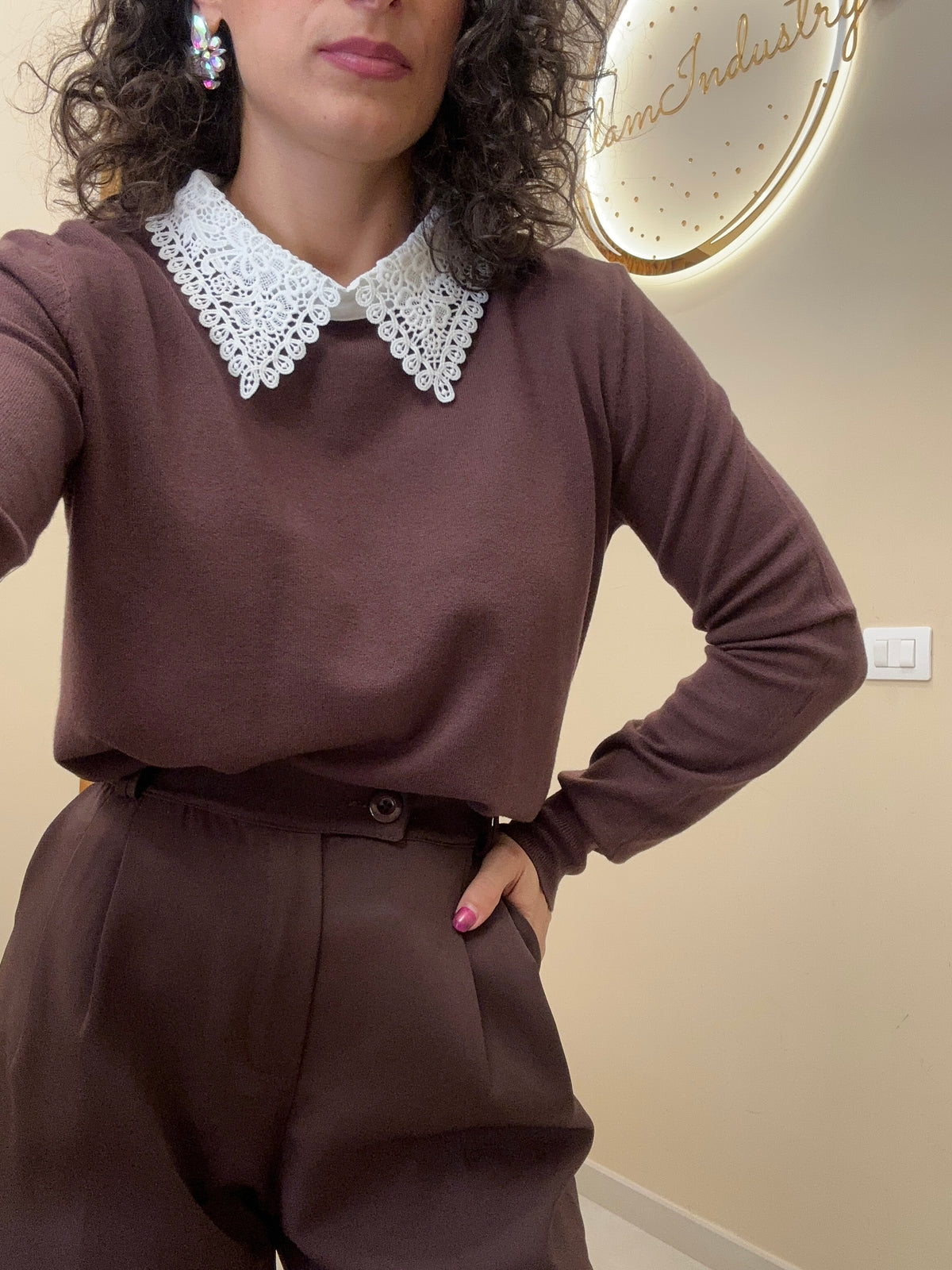Maglione colletto 2539