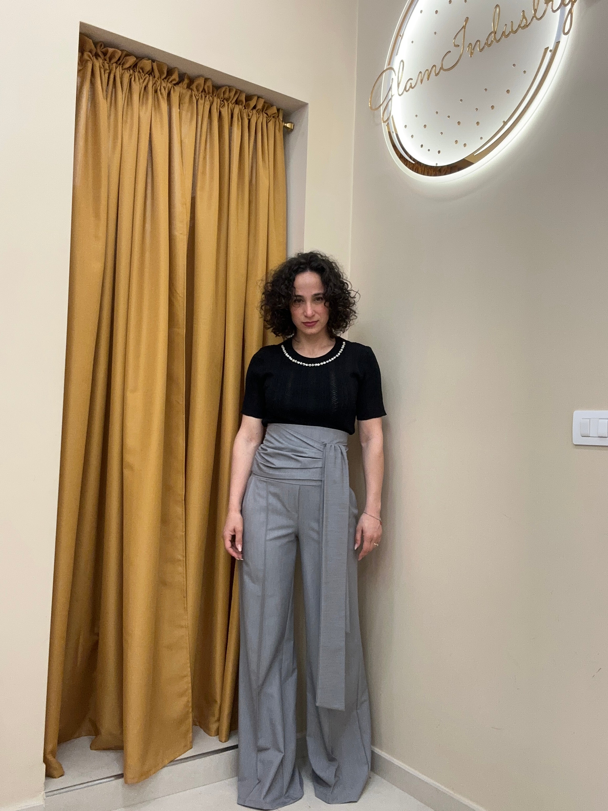 Pantalone vita alta